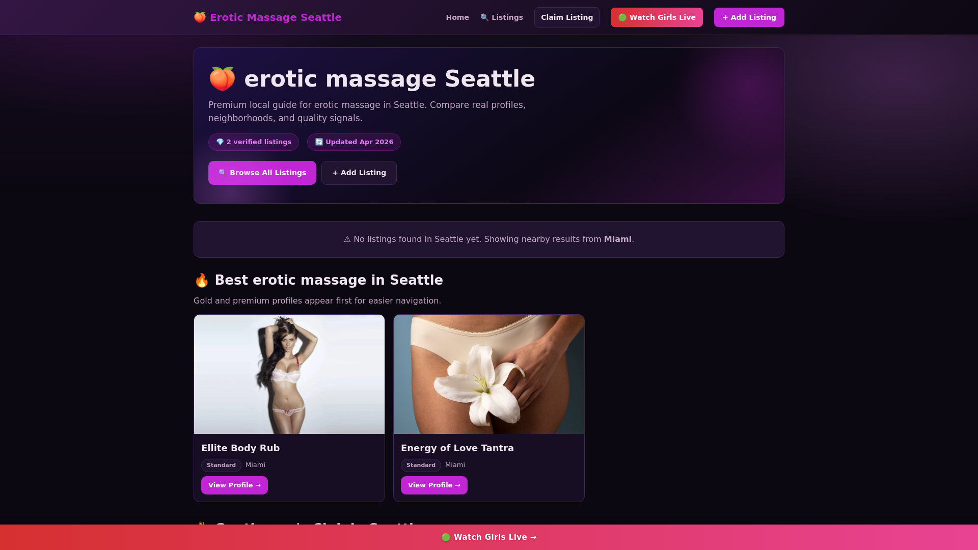website screenshot of https://adult-massage-seattle.top/