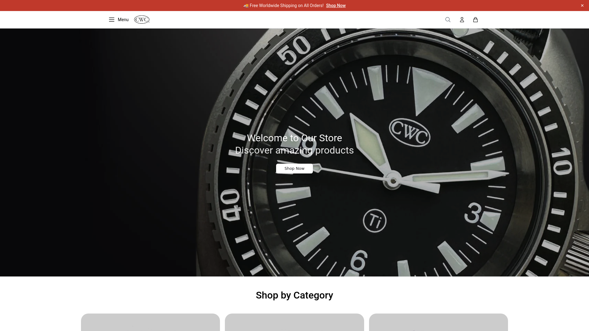 website screenshot of https://getcwcwatch.shop/