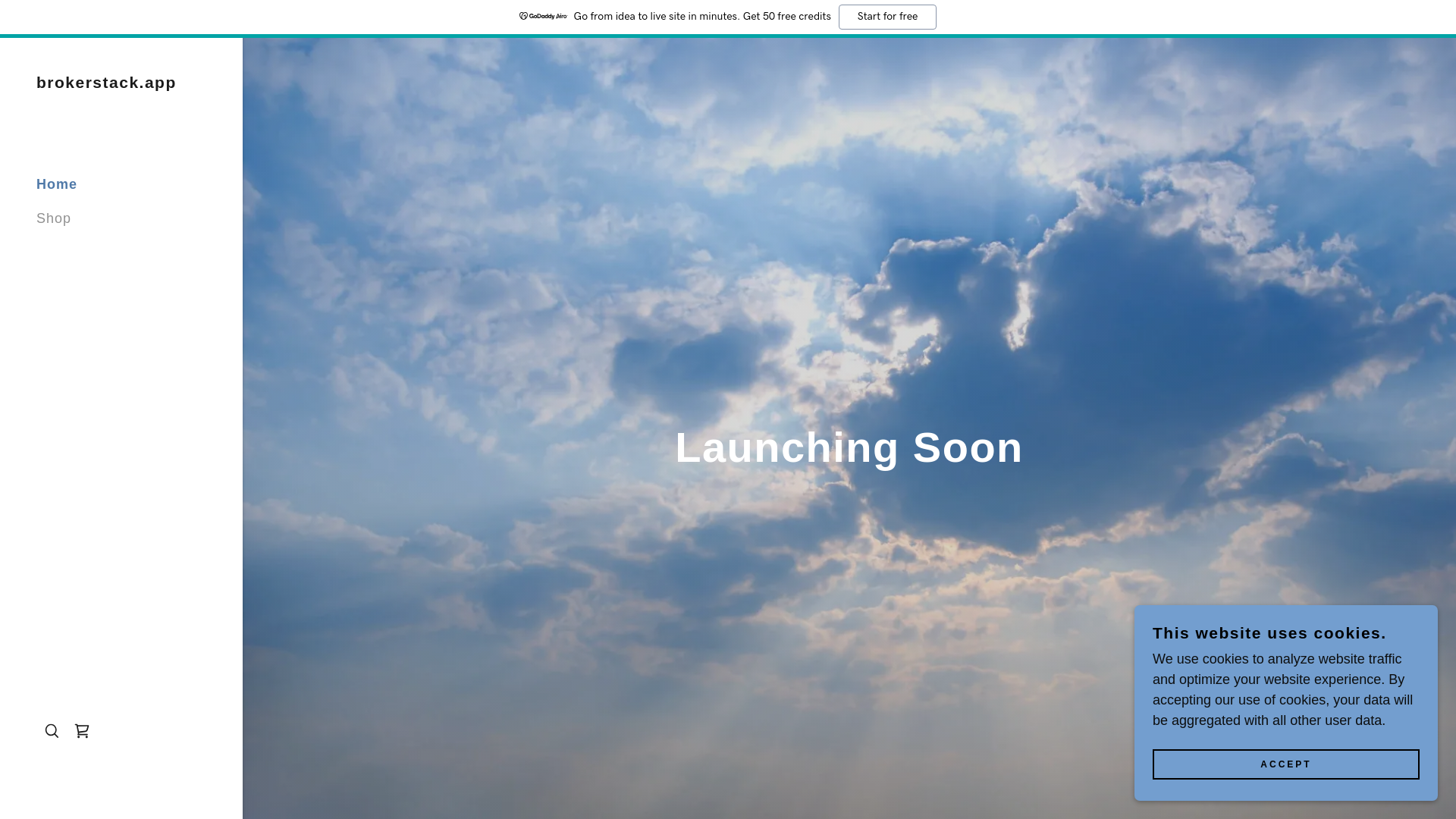 website screenshot of https://brokerstack.app/