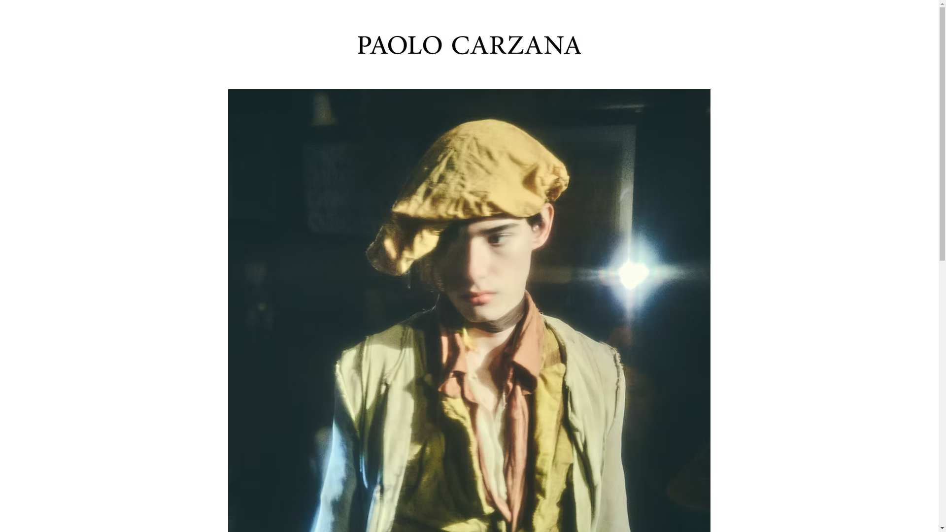 website screenshot of https://paolocarzana.co.uk/