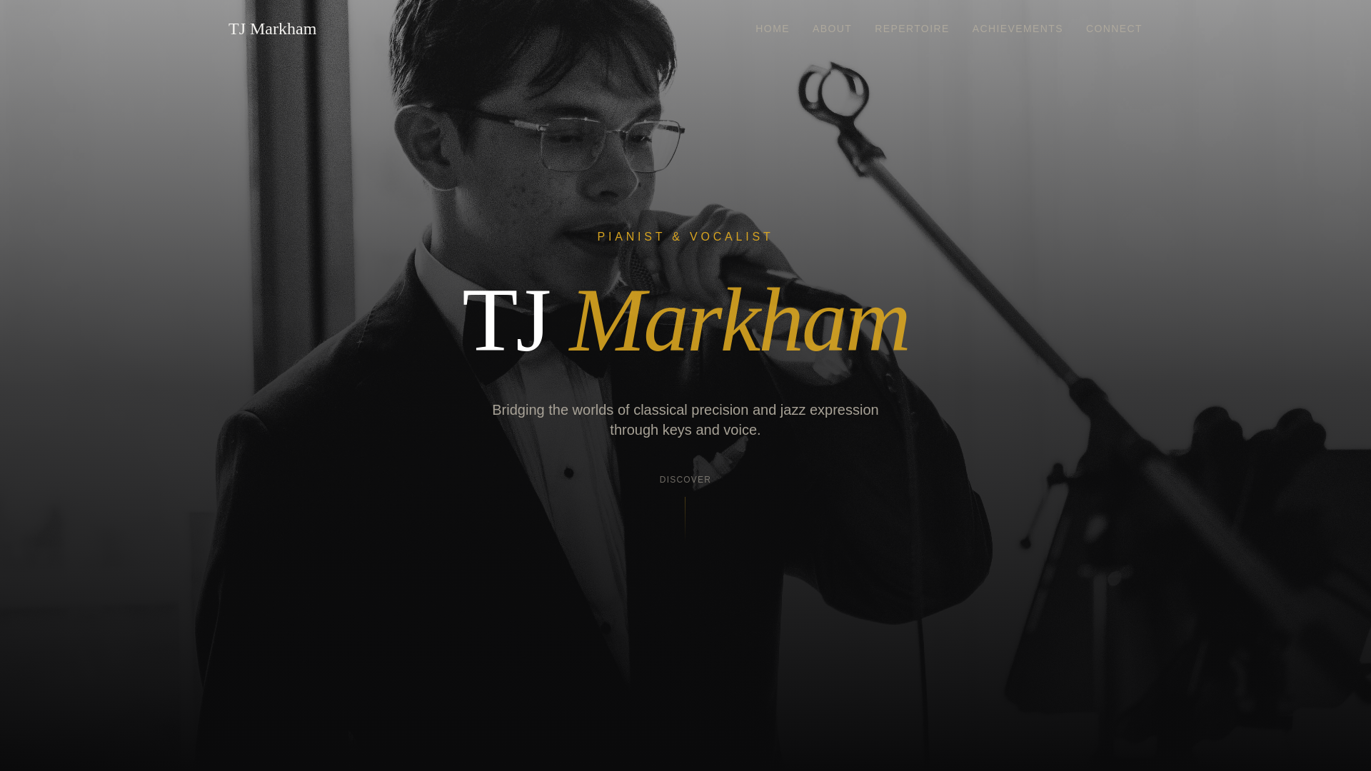 website screenshot of https://tjmrkhm.com/