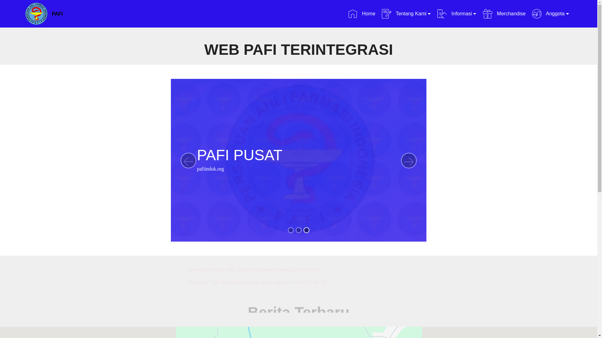 website screenshot of https://pafi-teupahbarat-org.pages.dev/