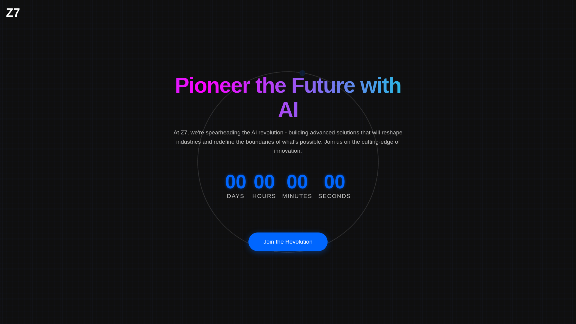 website screenshot of https://z7tech.ae