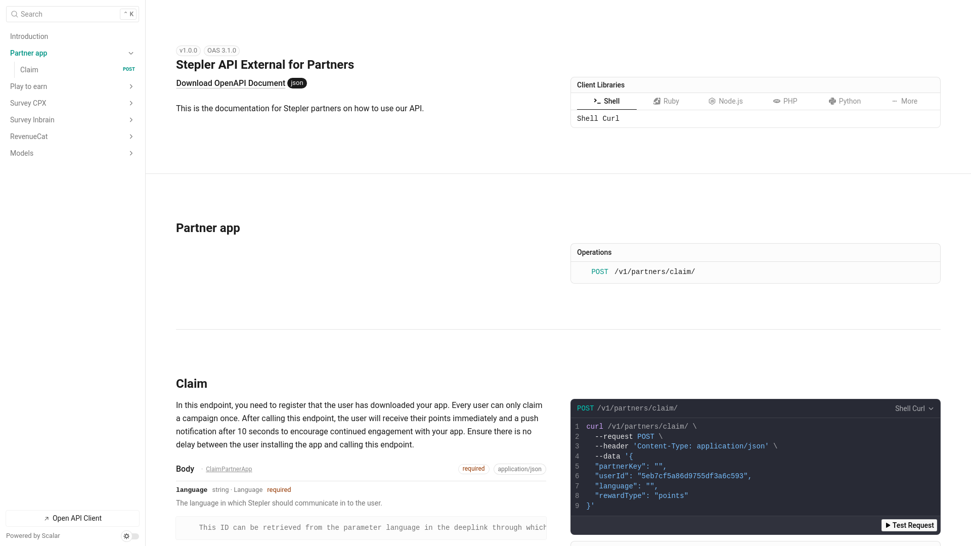website screenshot of https://pr-972-api-v4-partners-bezc-qbiax.sevalla.app