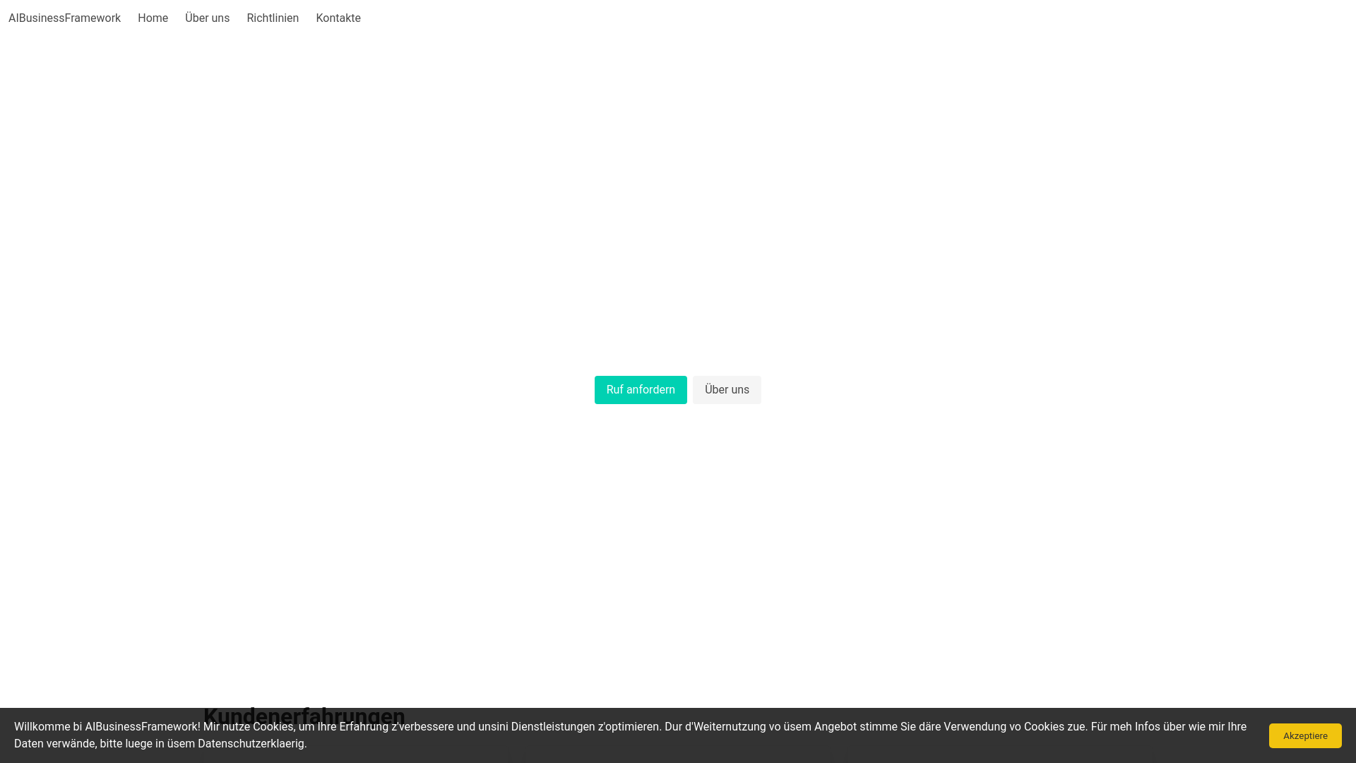 website screenshot of https://aibusinessframework.digital/