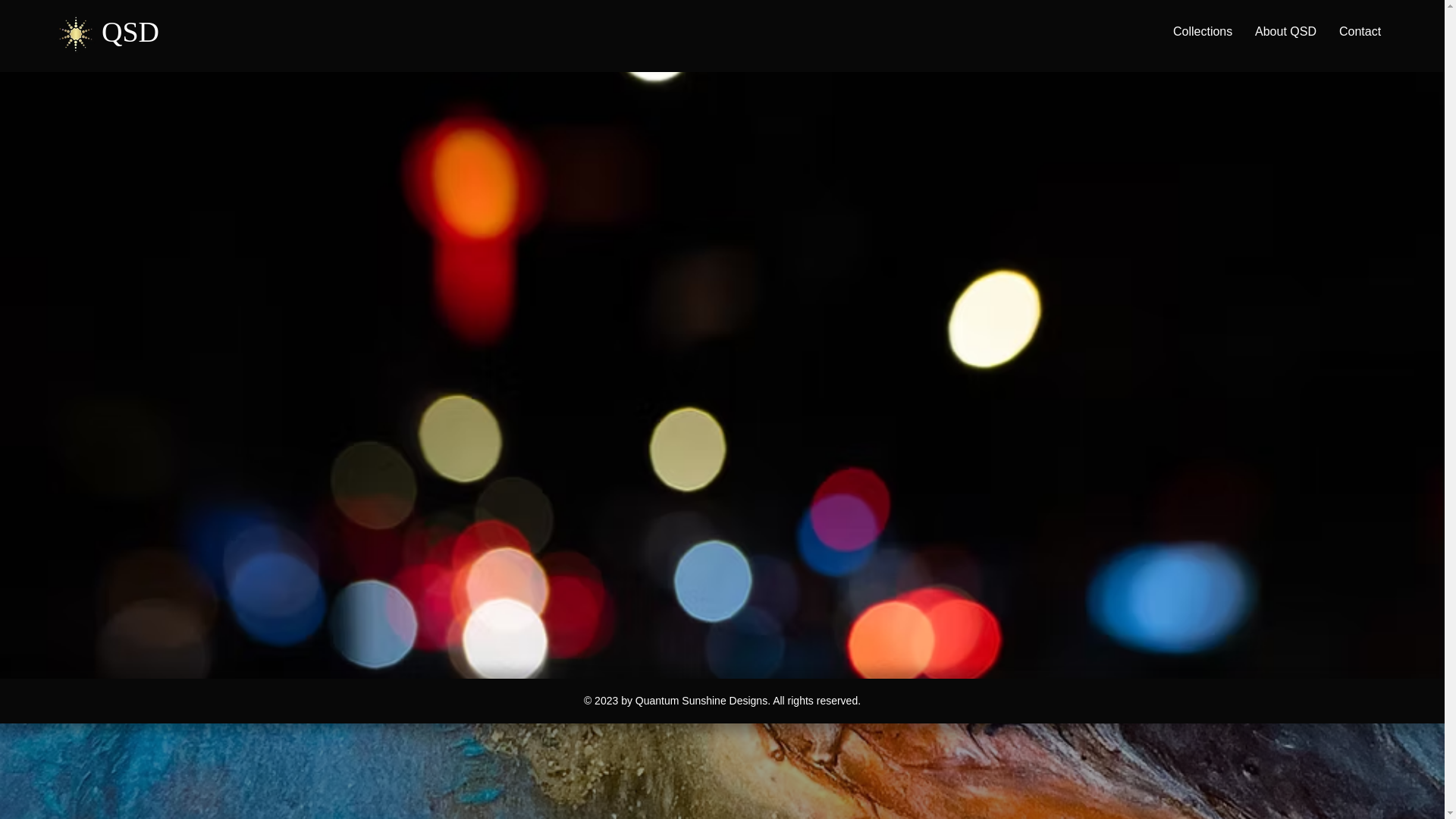 website screenshot of https://quantumsunshine.life/