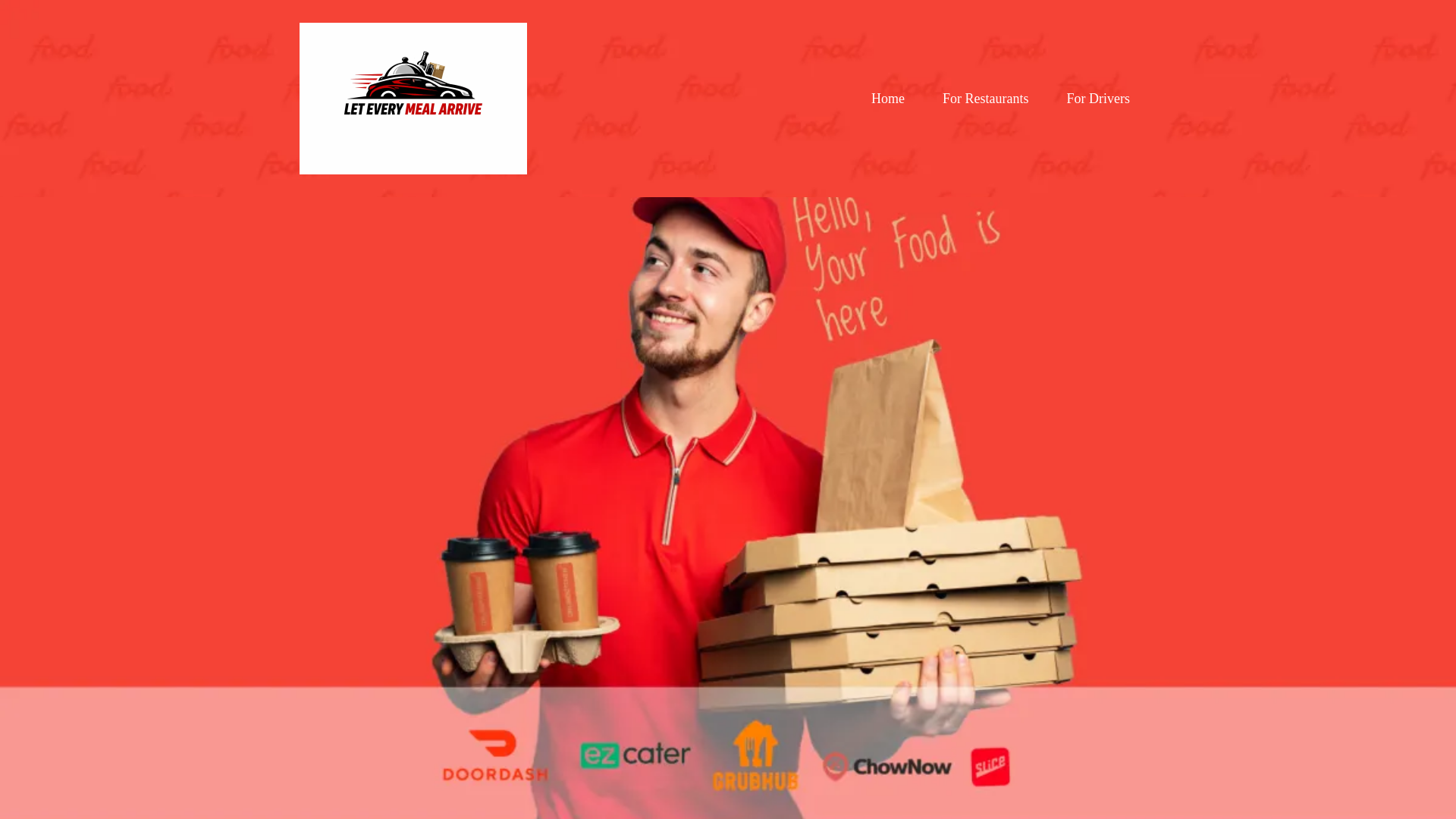 website screenshot of https://leteverymealarrive.net