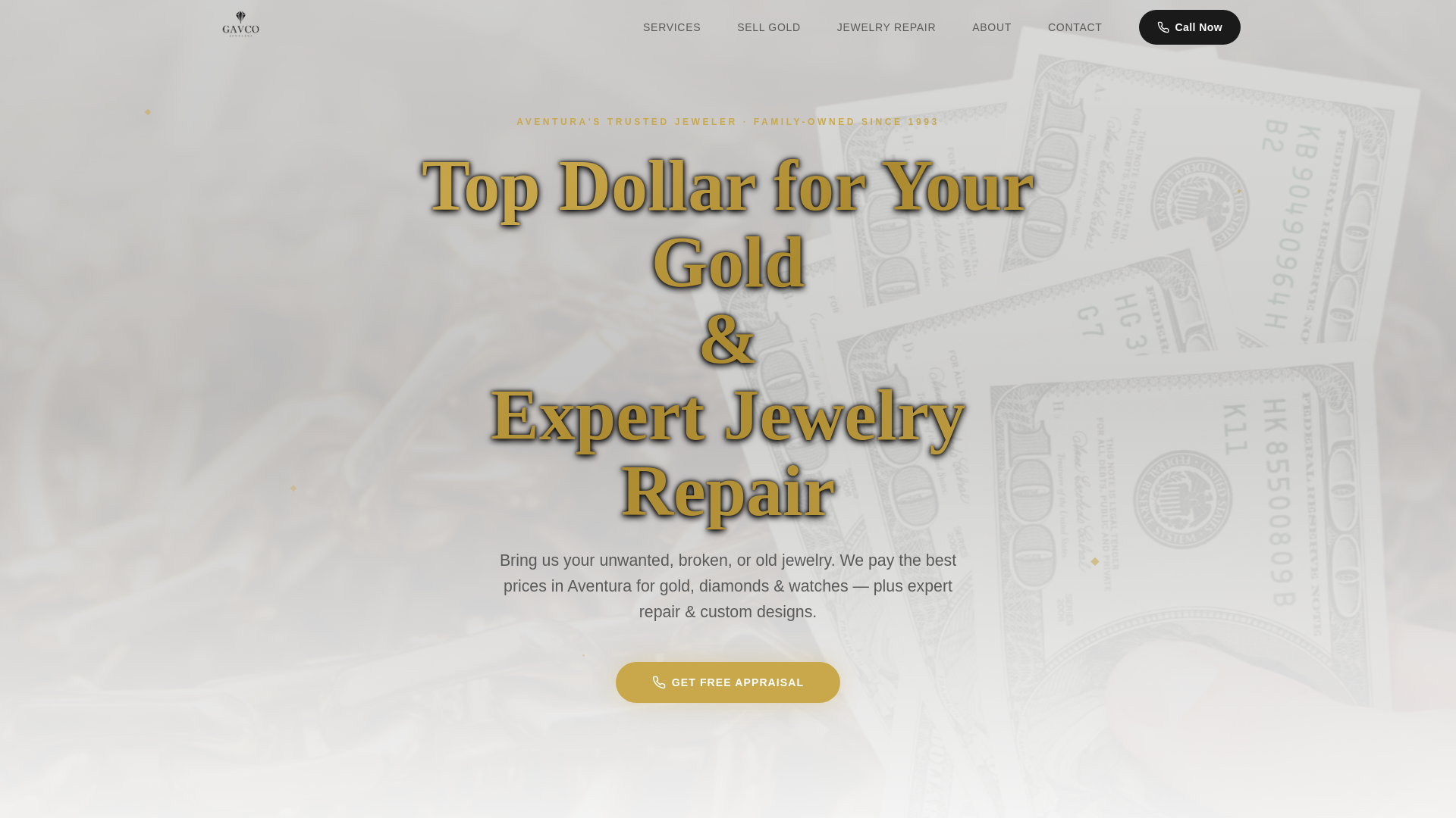 website screenshot of https://gavco-jewler.pages.dev/