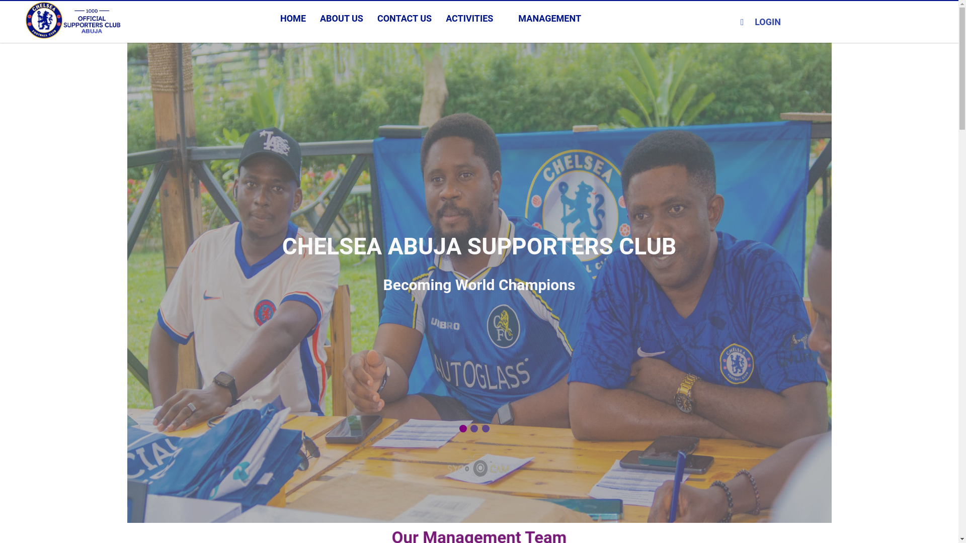 website screenshot of https://chelseasupportersabuja.com.ng/