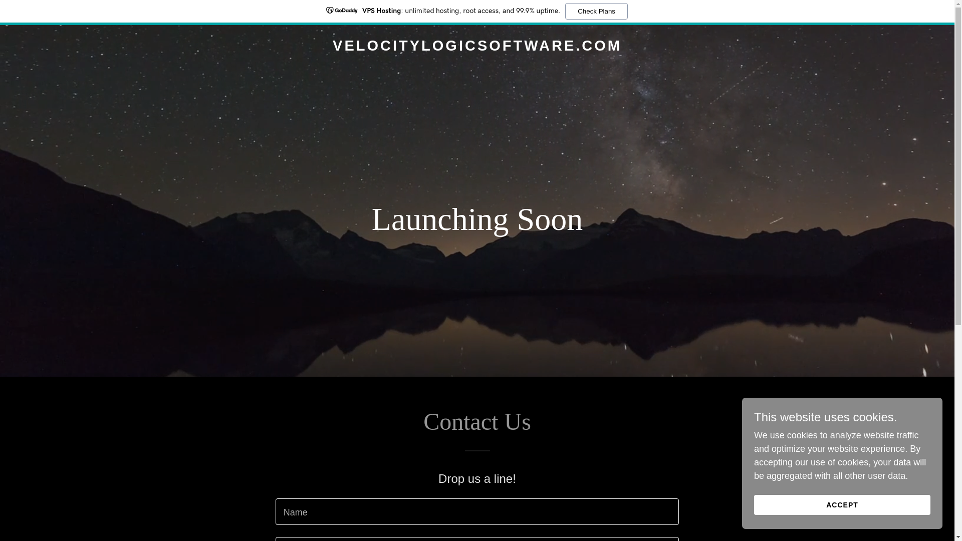 website screenshot of https://velocitylogicsoftware.com/