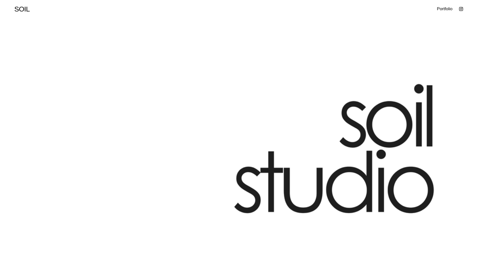 website screenshot of https://soilcreativestudio.nl