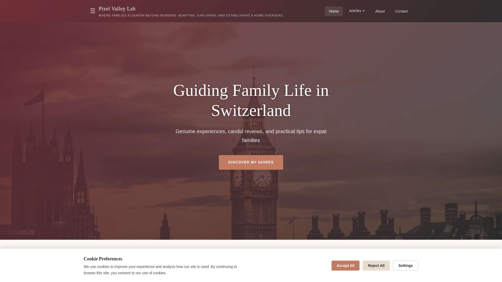 website screenshot of https://pixelvalleylab.xyz/