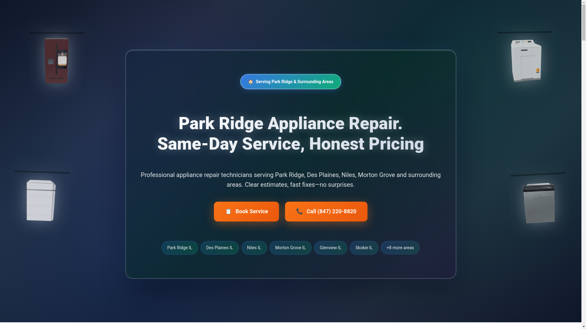 website screenshot of https://prappliance.pages.dev/