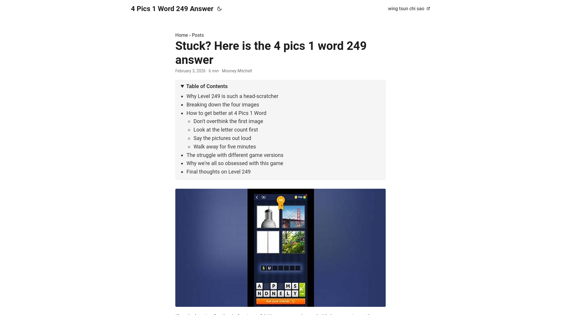 website screenshot of https://4-pics-1-word-249-answer.pages.dev/