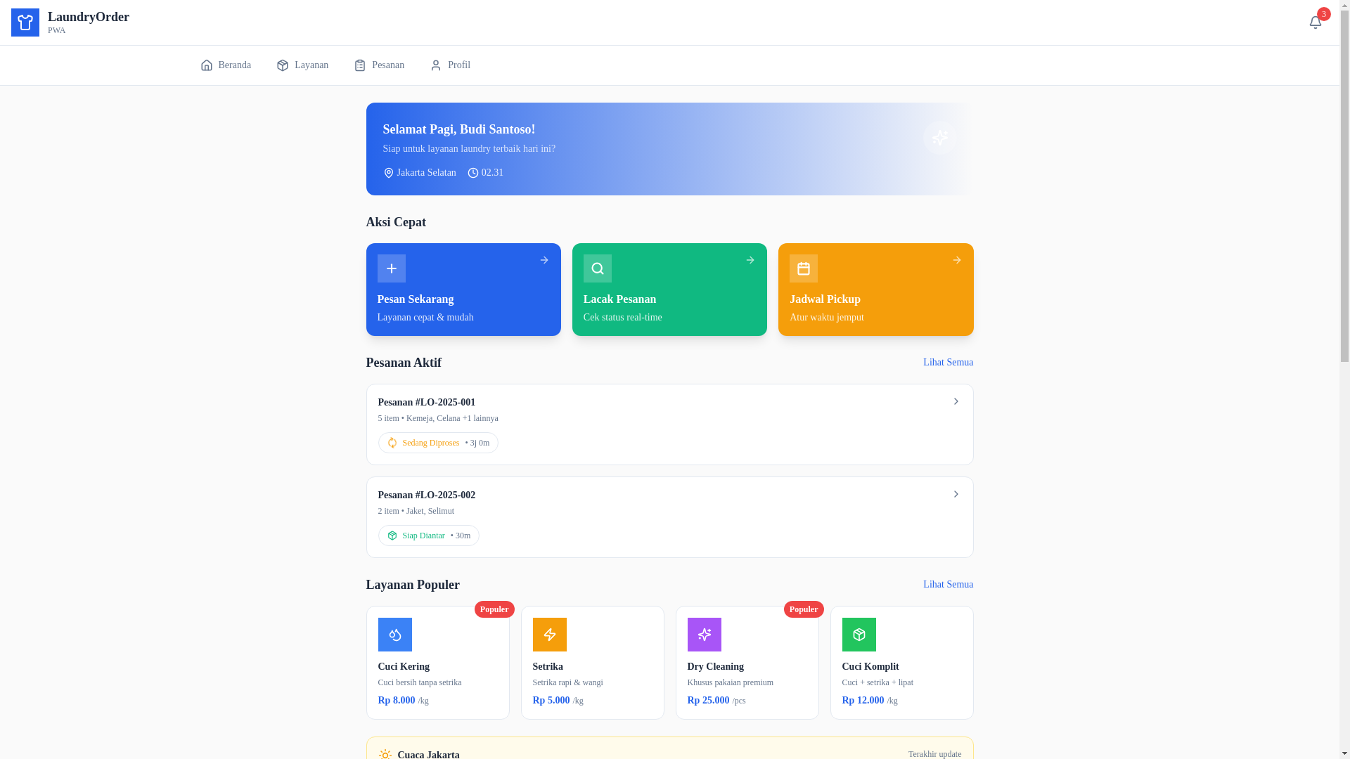 website screenshot of https://laundry88.pages.dev/