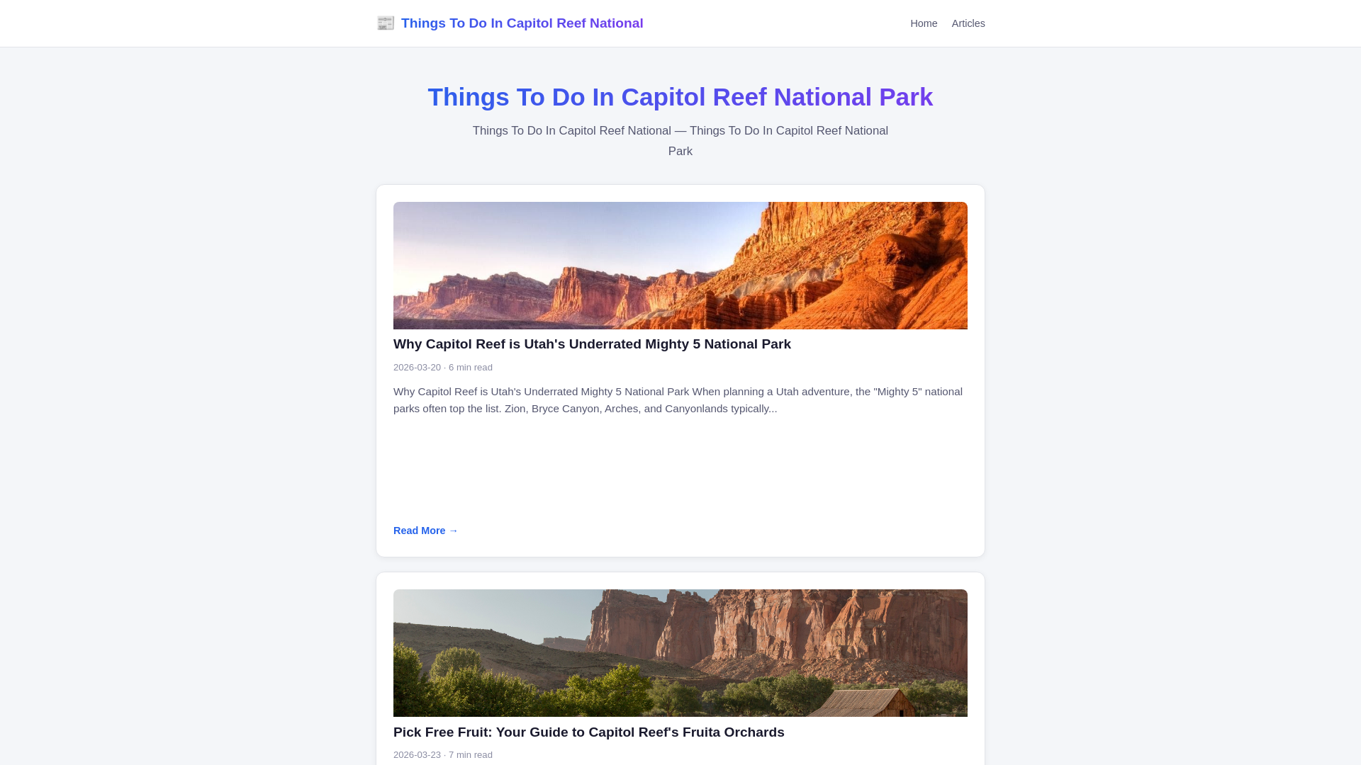 website screenshot of https://things-to-do-in-capitol-reef-national-park.pages.dev/