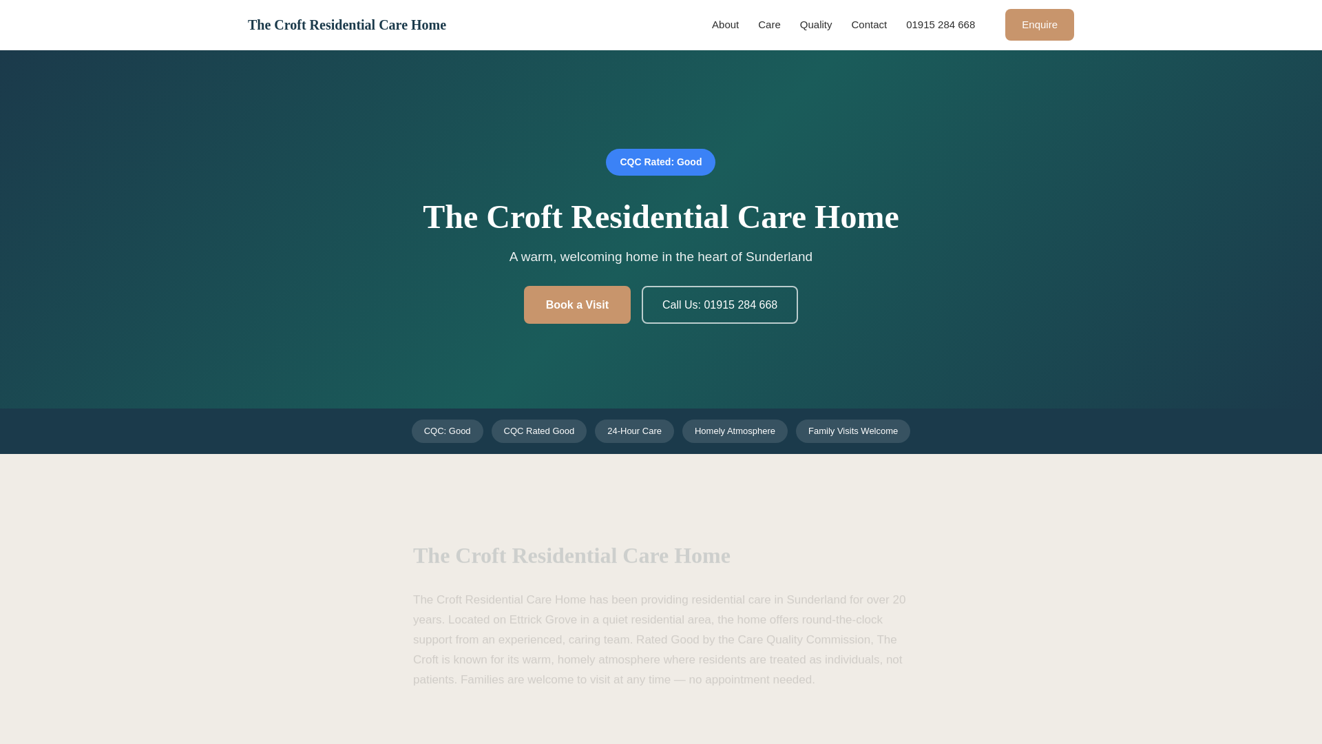 website screenshot of https://the-croft-v2-noimages.pages.dev/