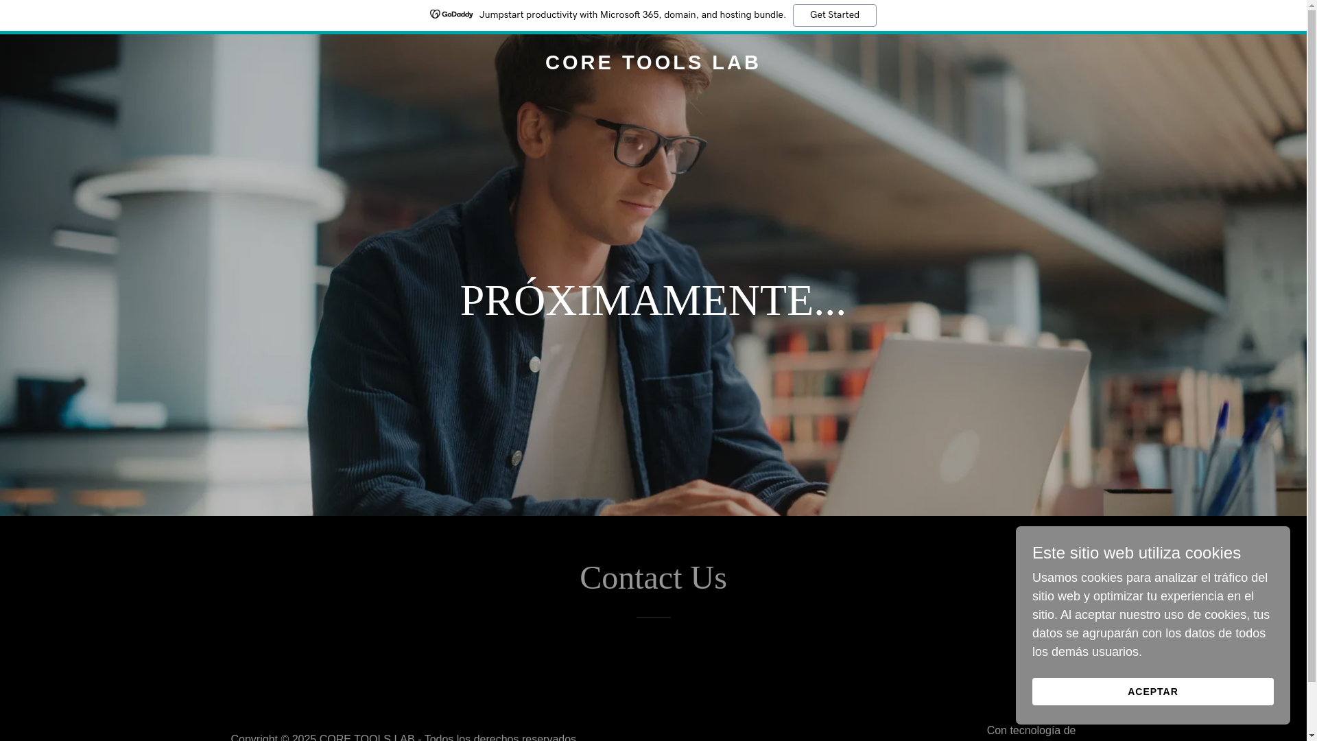 website screenshot of https://coretoolslab.com/