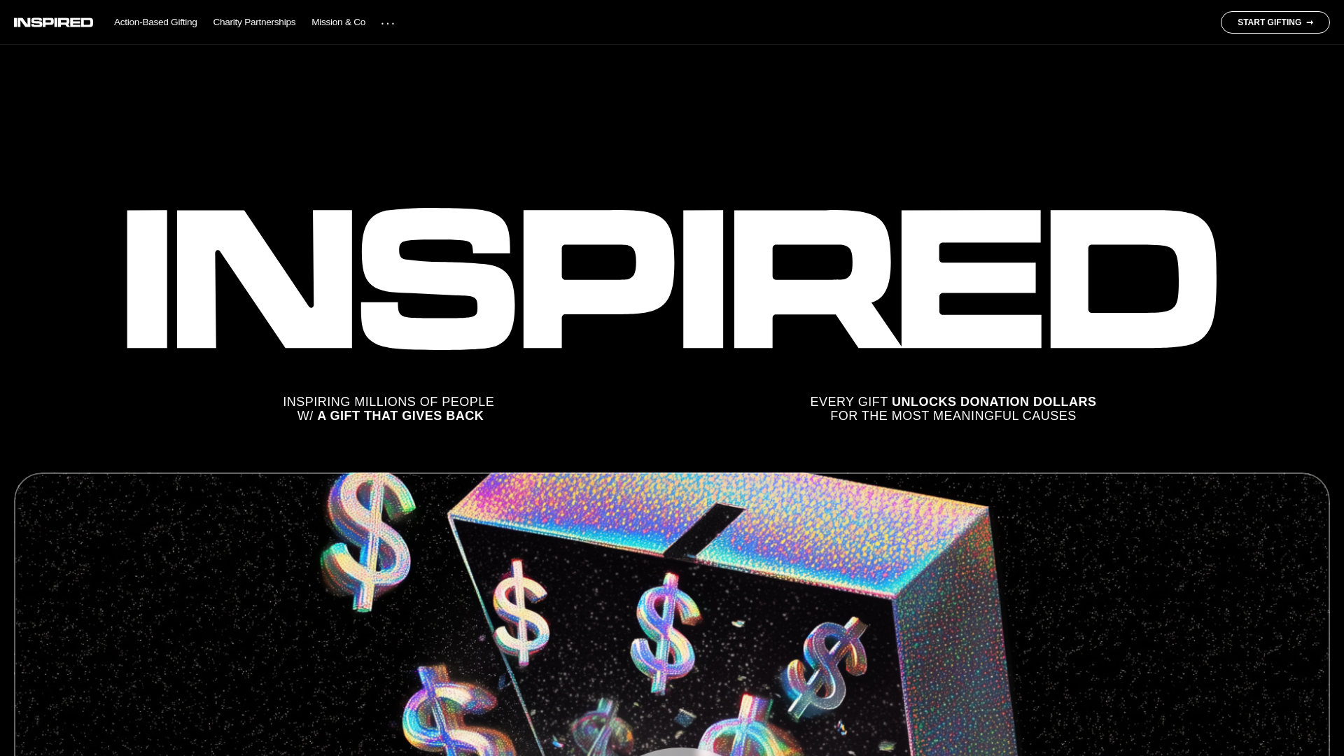 website screenshot of https://meetinspired.co