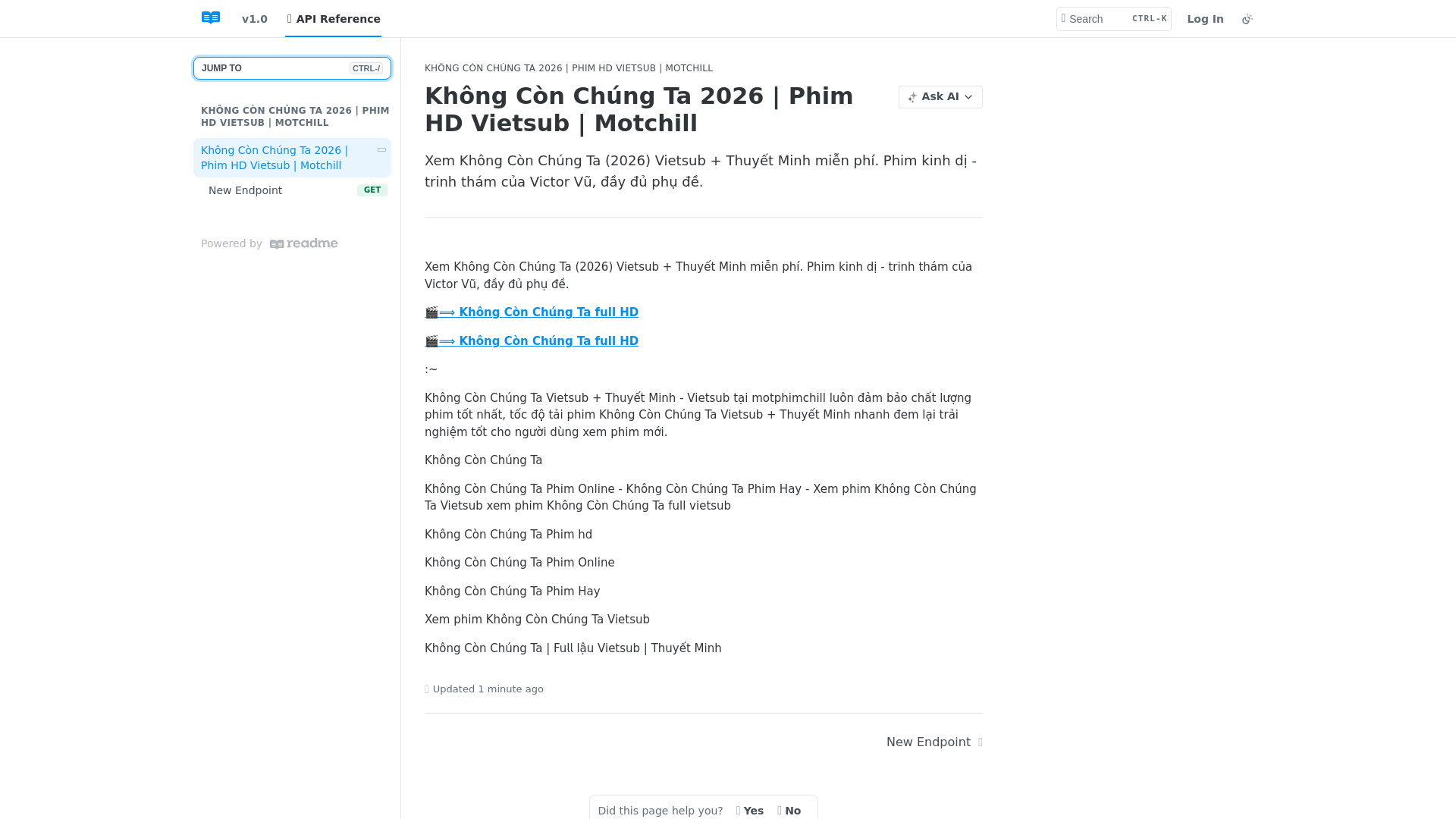 website screenshot of https://khong-con-chung-ta.readme.io/reference/khongconchungta2026