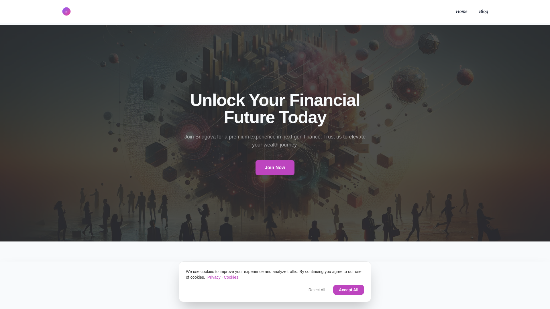 website screenshot of https://bridgova-com.pages.dev/