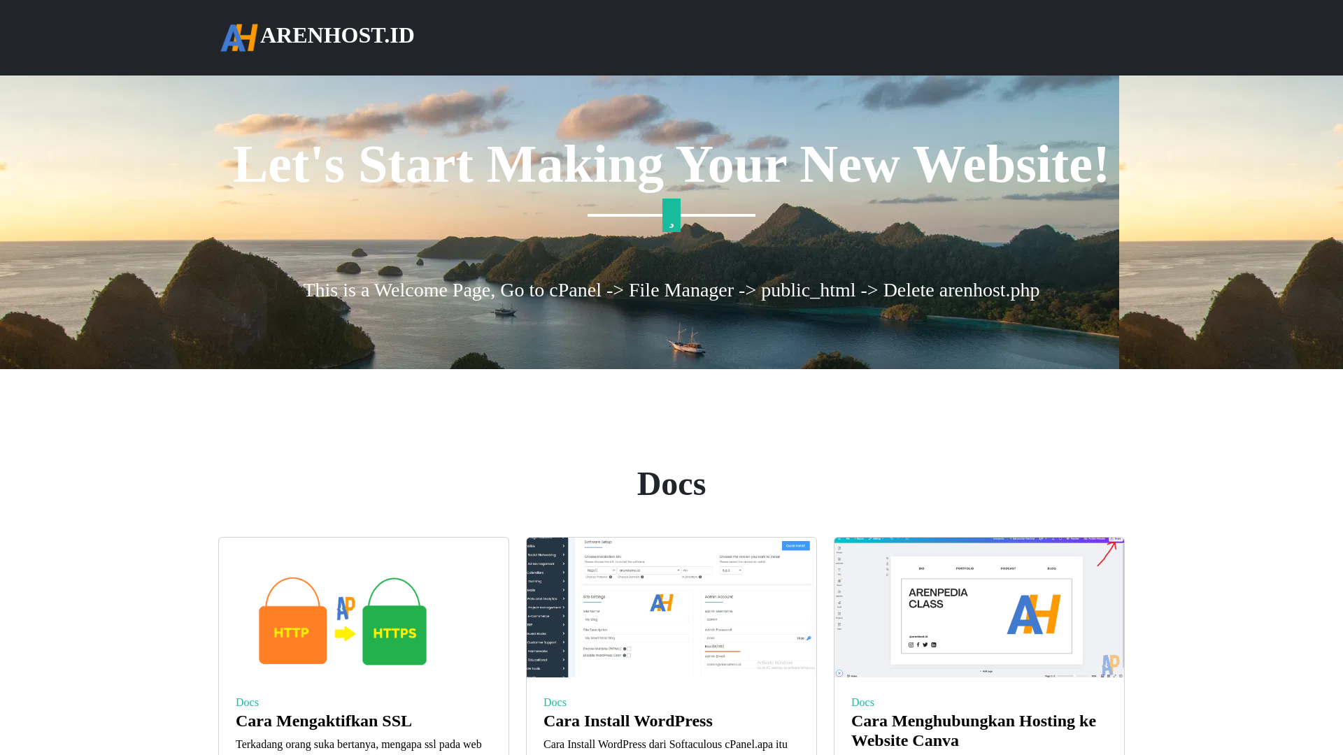 website screenshot of https://lippostar.biz.id/