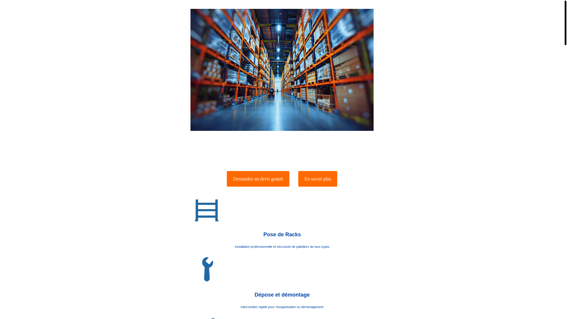 website screenshot of https://rmdlogistiquefrance.fr/