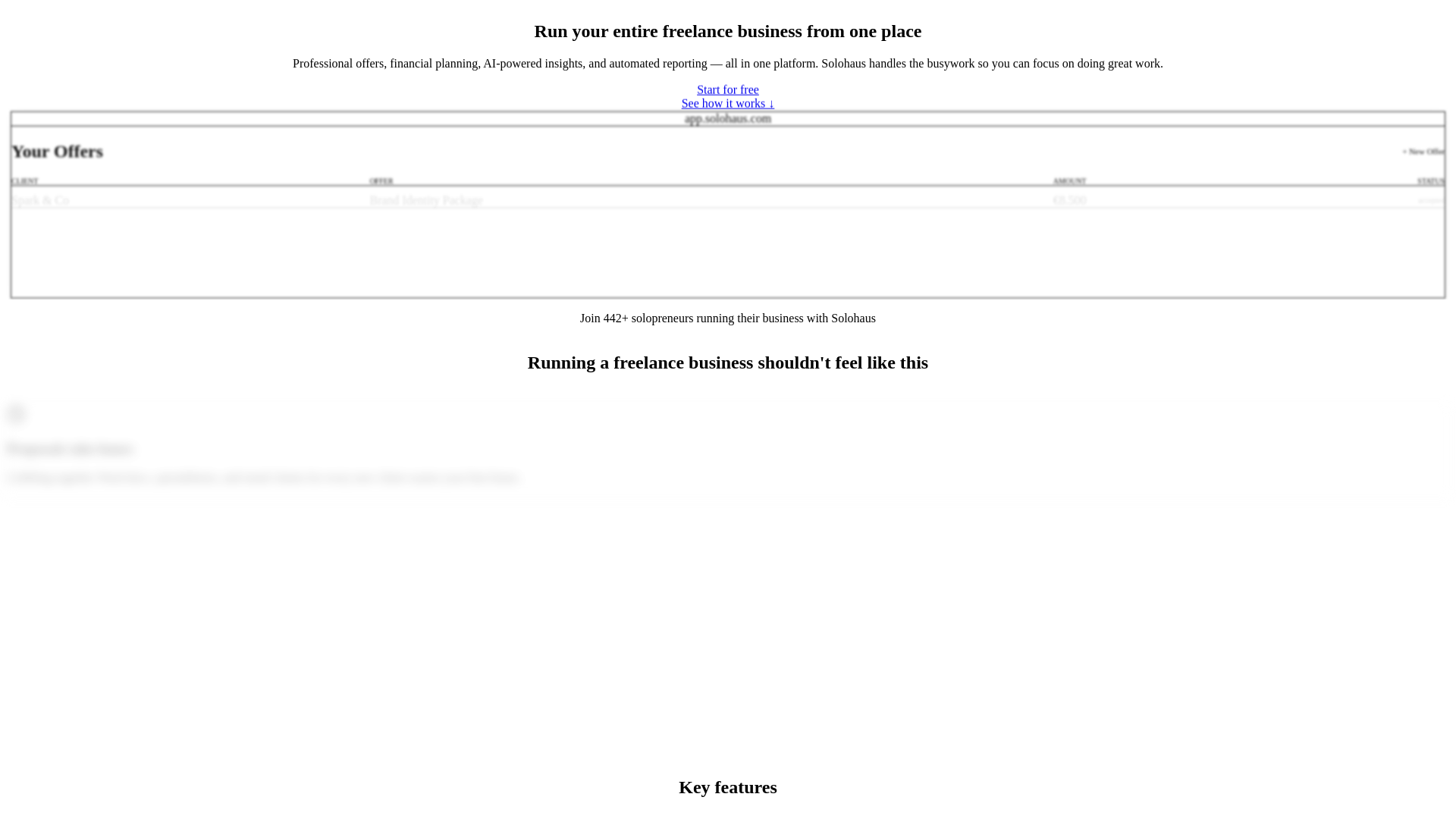 website screenshot of https://solohaus-website.pages.dev/