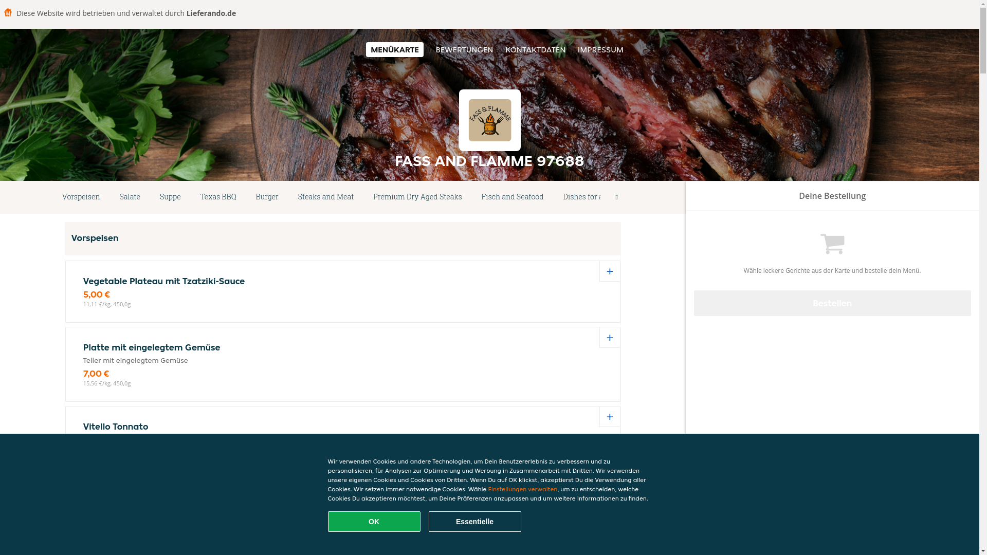 website screenshot of https://fassandflamme-badkissingen.de/