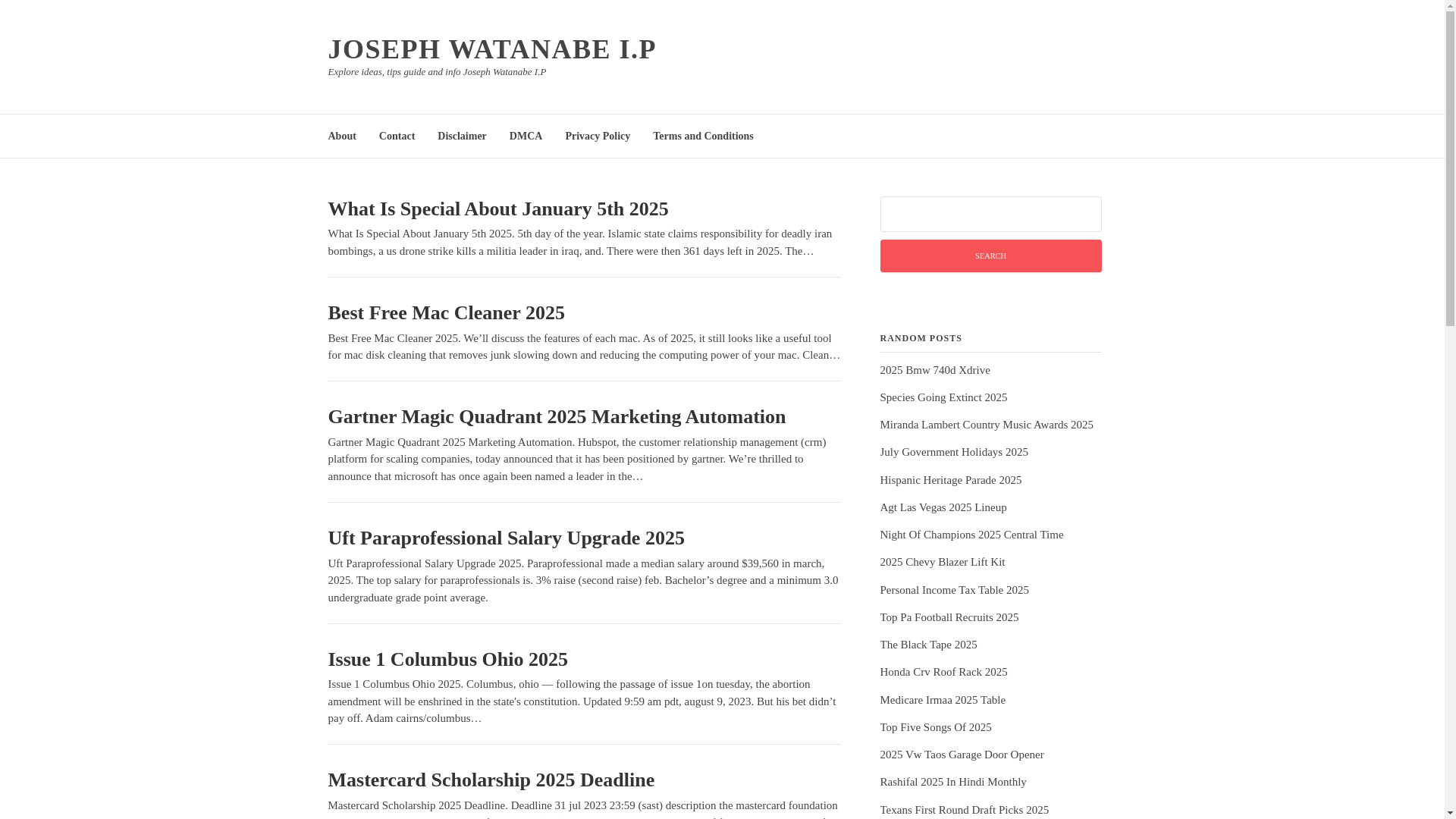 website screenshot of https://josephwatanabeip.pages.dev/