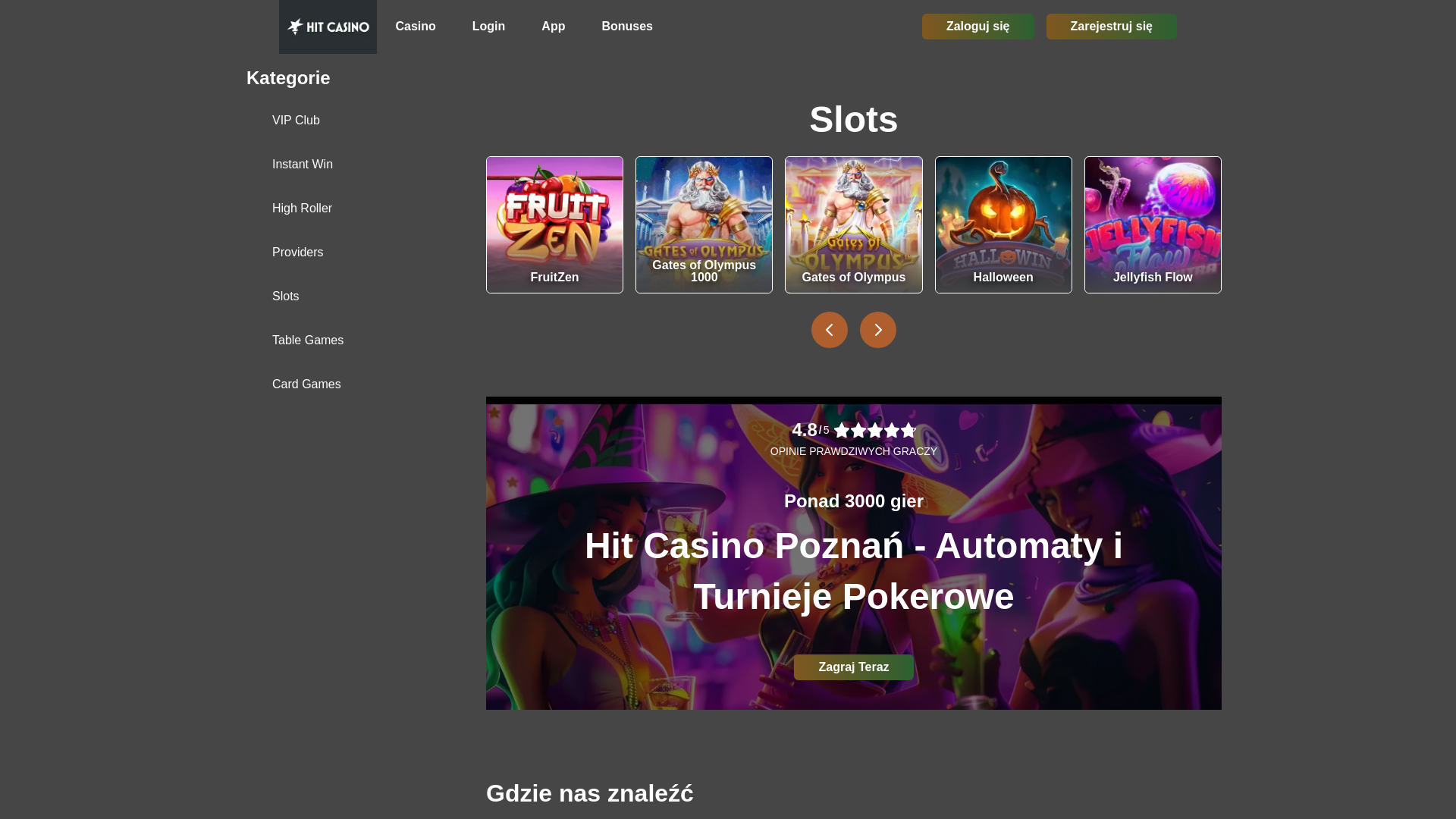 website screenshot of https://hitcasinopoznan-com.pages.dev/