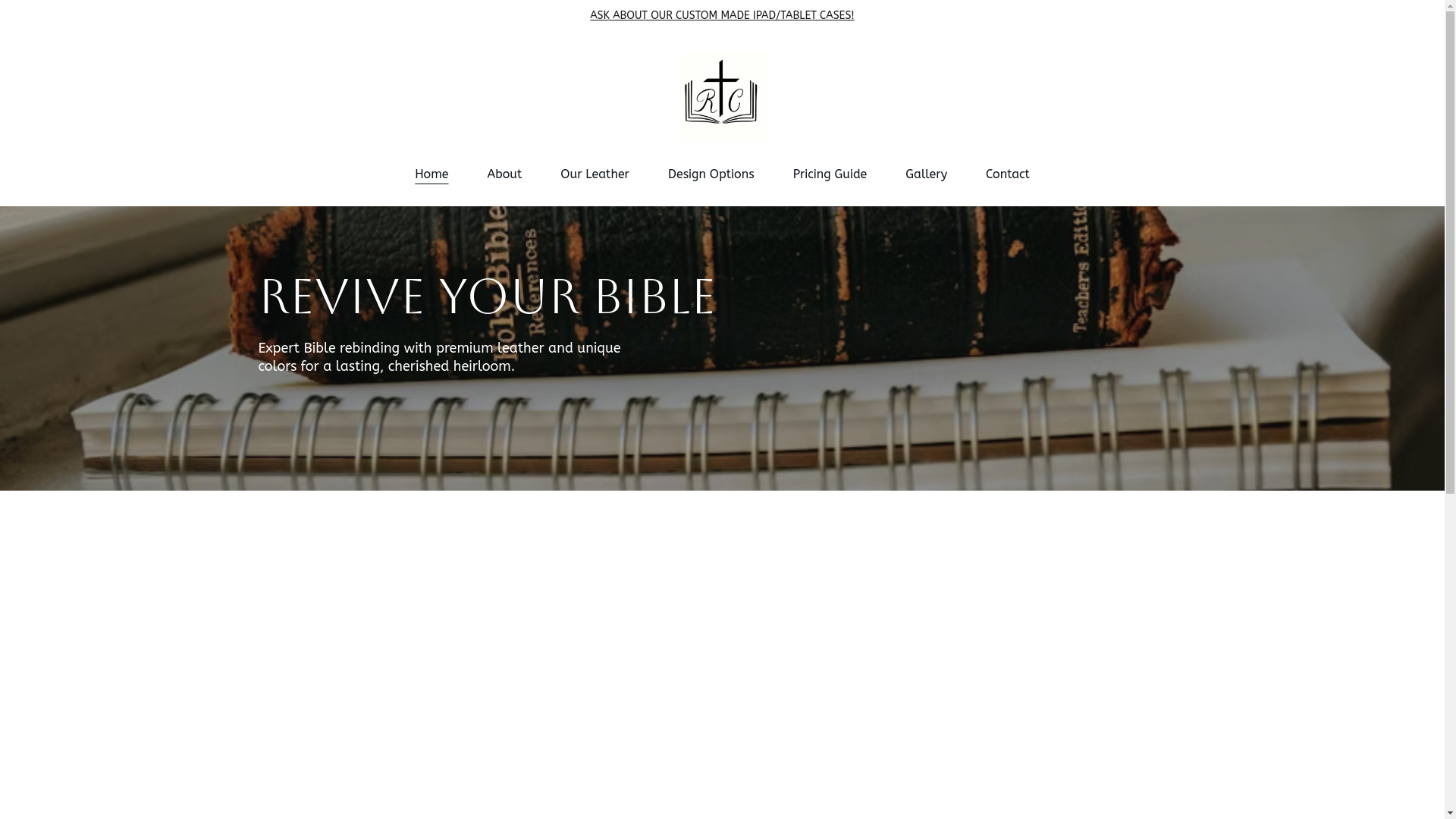 website screenshot of https://rochastouchofcustom.com/