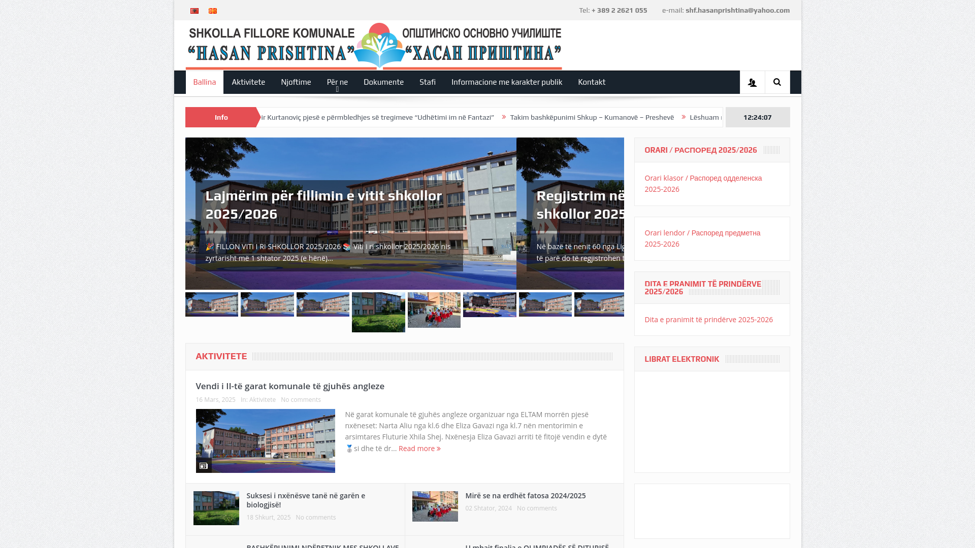 website screenshot of https://hasanprishtina.edu.mk/sq_1/
