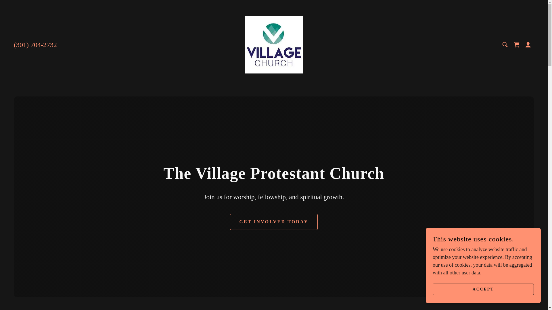 website screenshot of https://thevillageprotestantchurch.org/