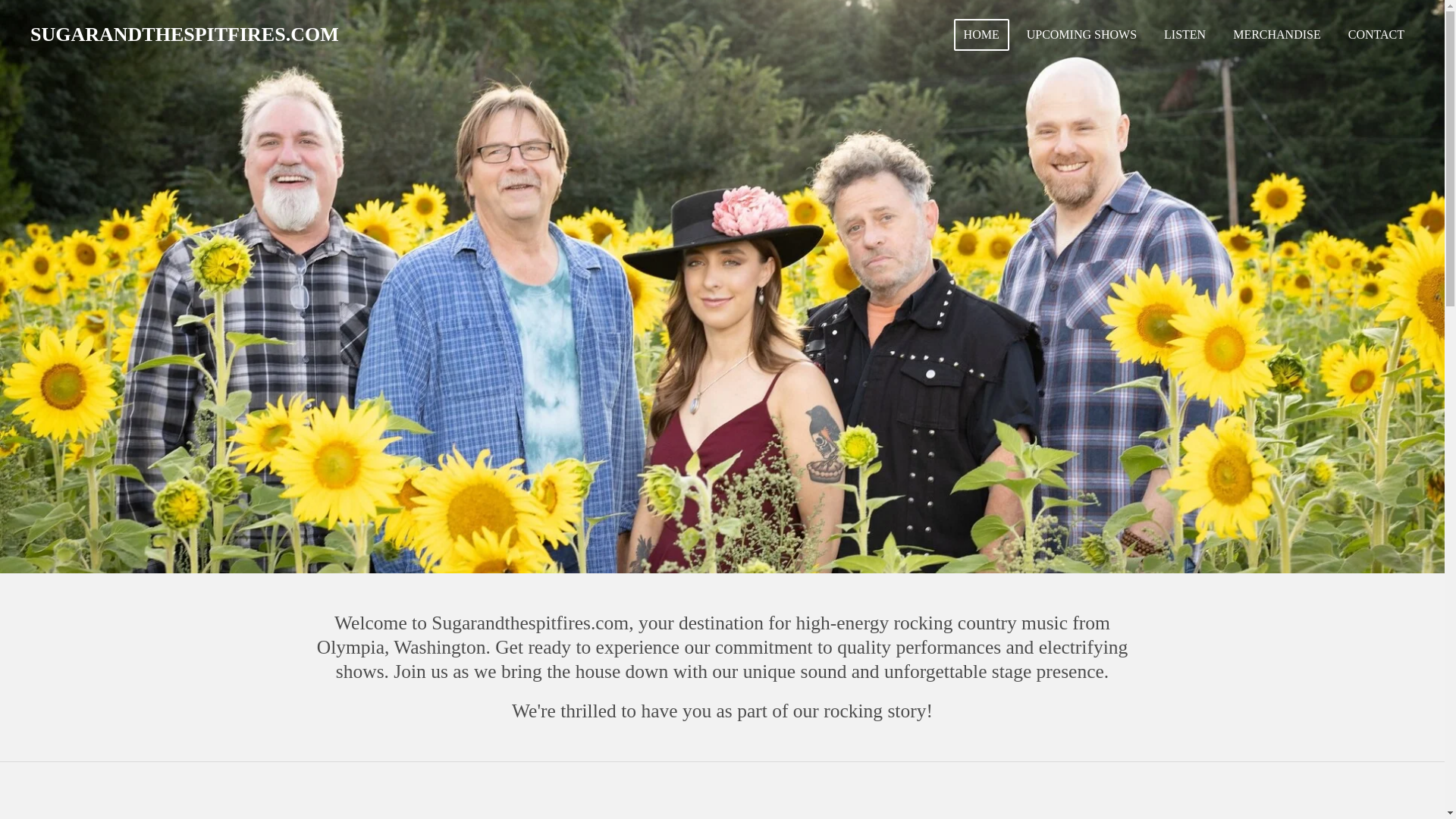website screenshot of https://sugarandthespitfires.com/
