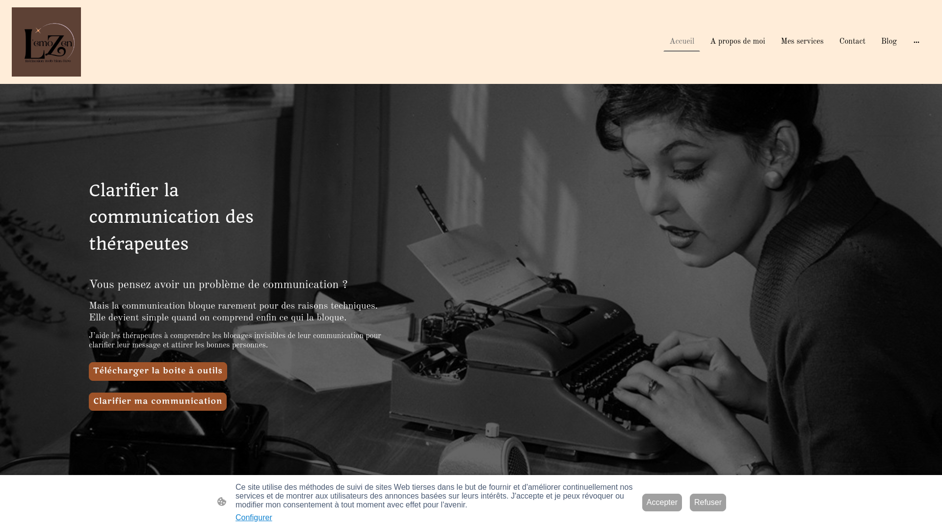 website screenshot of https://lemozen.fr/