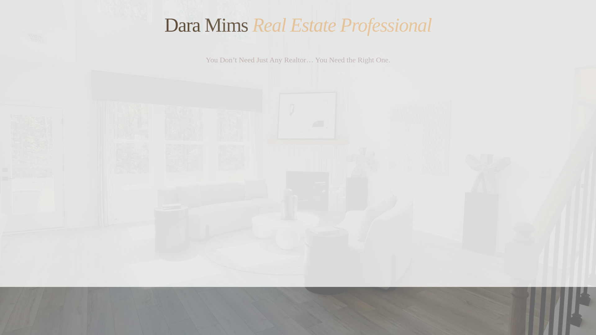 website screenshot of https://homeswithdara.com/