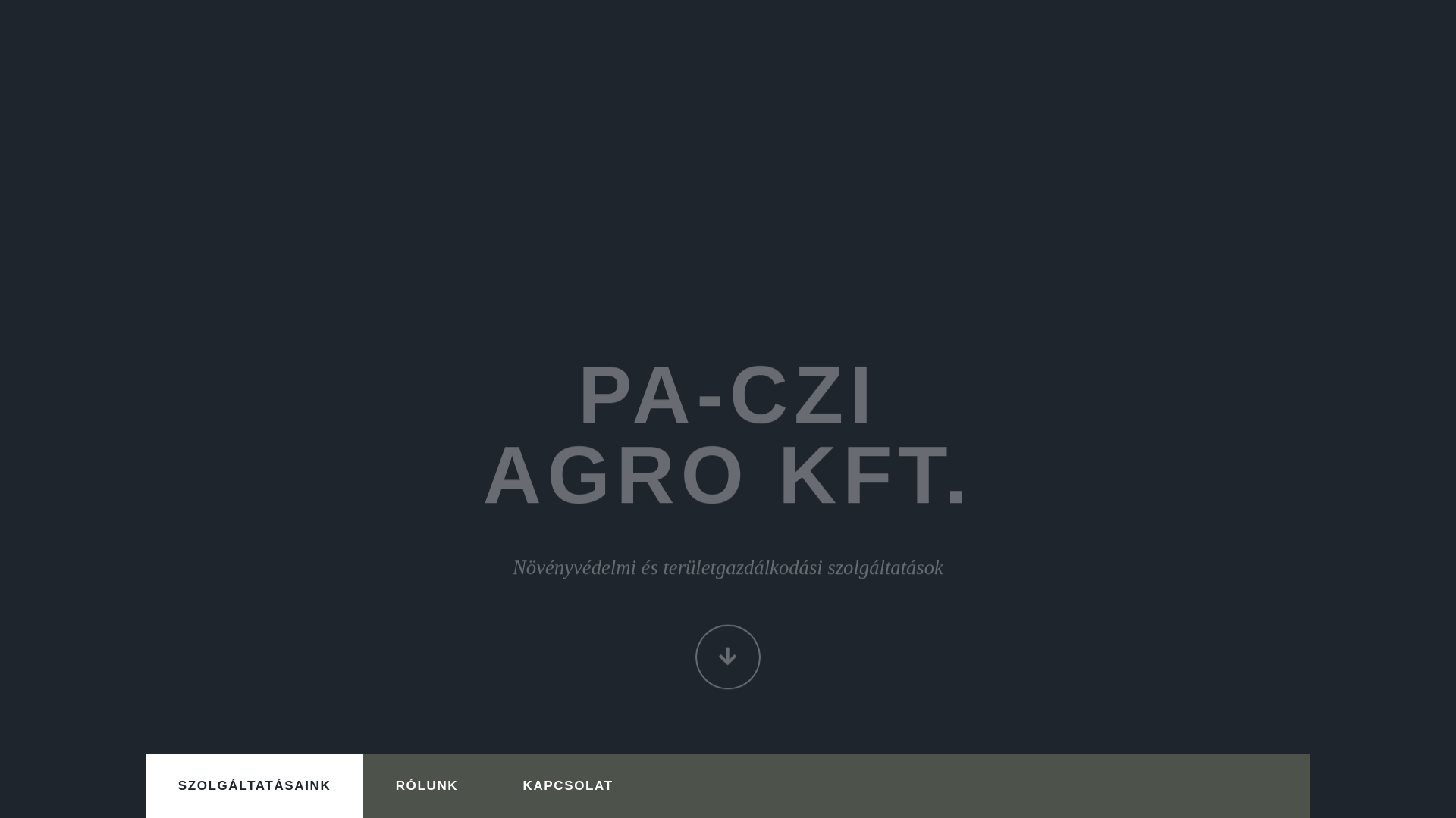 website screenshot of https://pacziagro.hu/