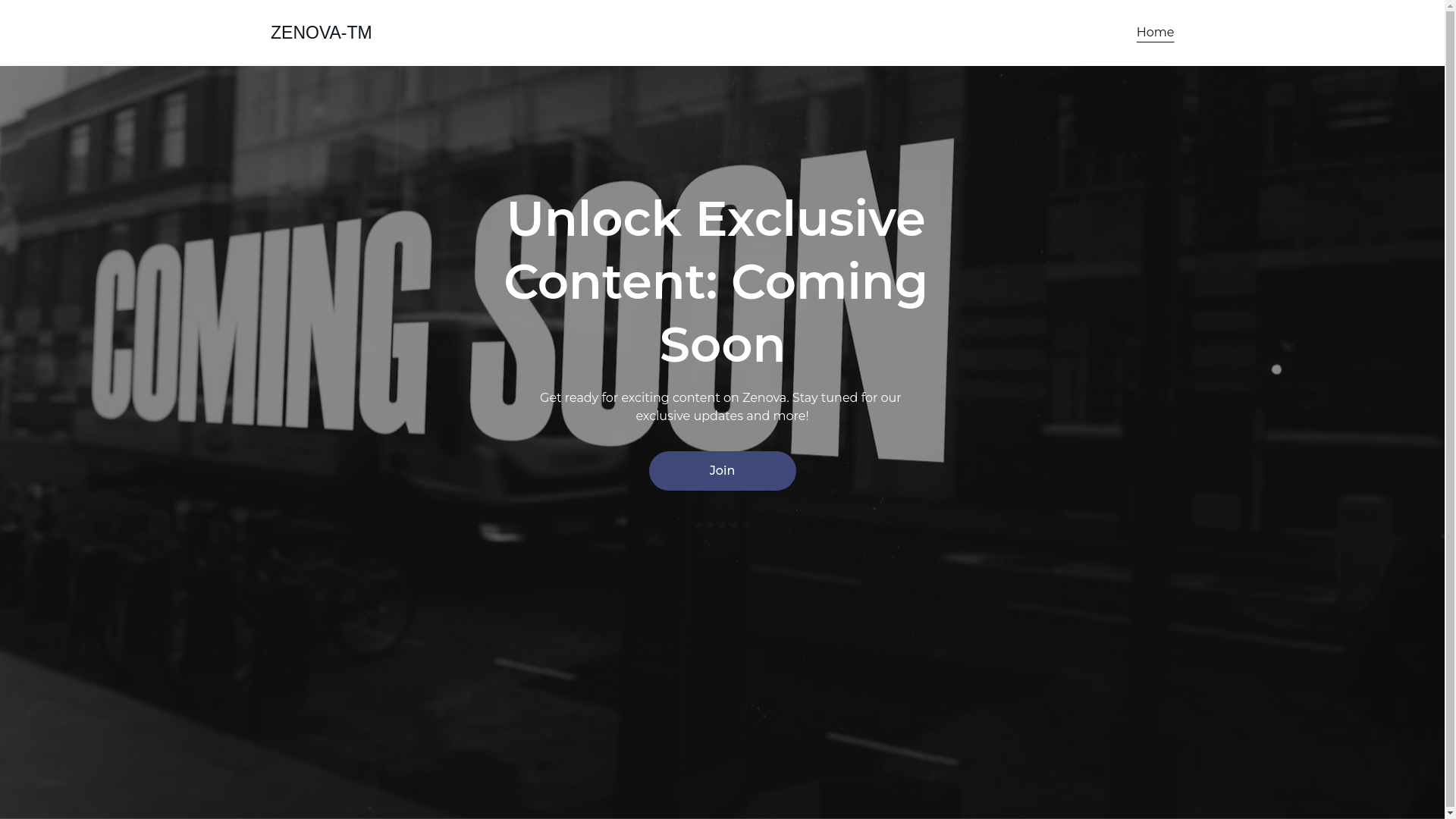 website screenshot of https://zenova-tm.com/