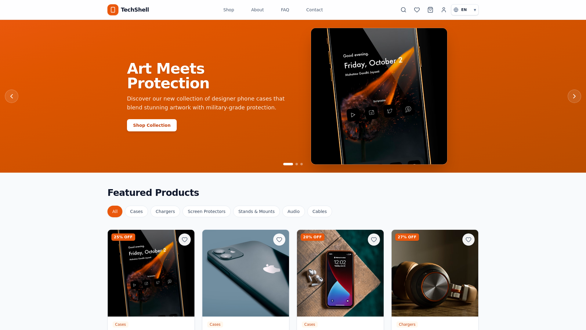 website screenshot of https://e-commerce-e.space/