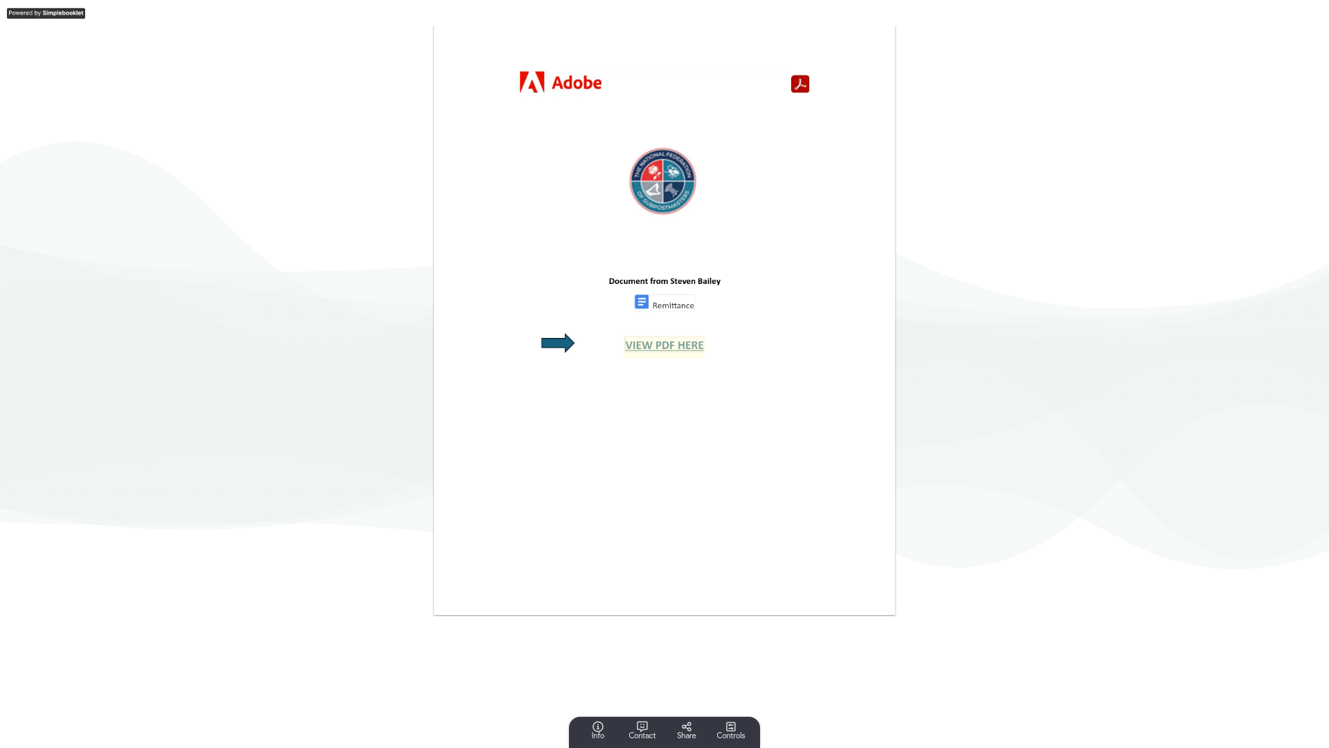 website screenshot of https://simplebooklet.com/stevenbailey