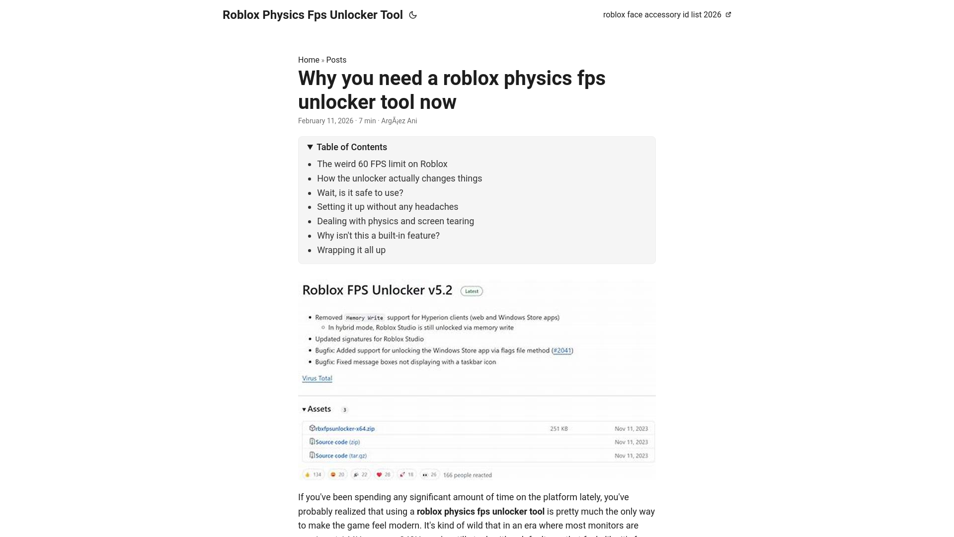 website screenshot of https://roblox-physics-fps-unlocker-tool.pages.dev/