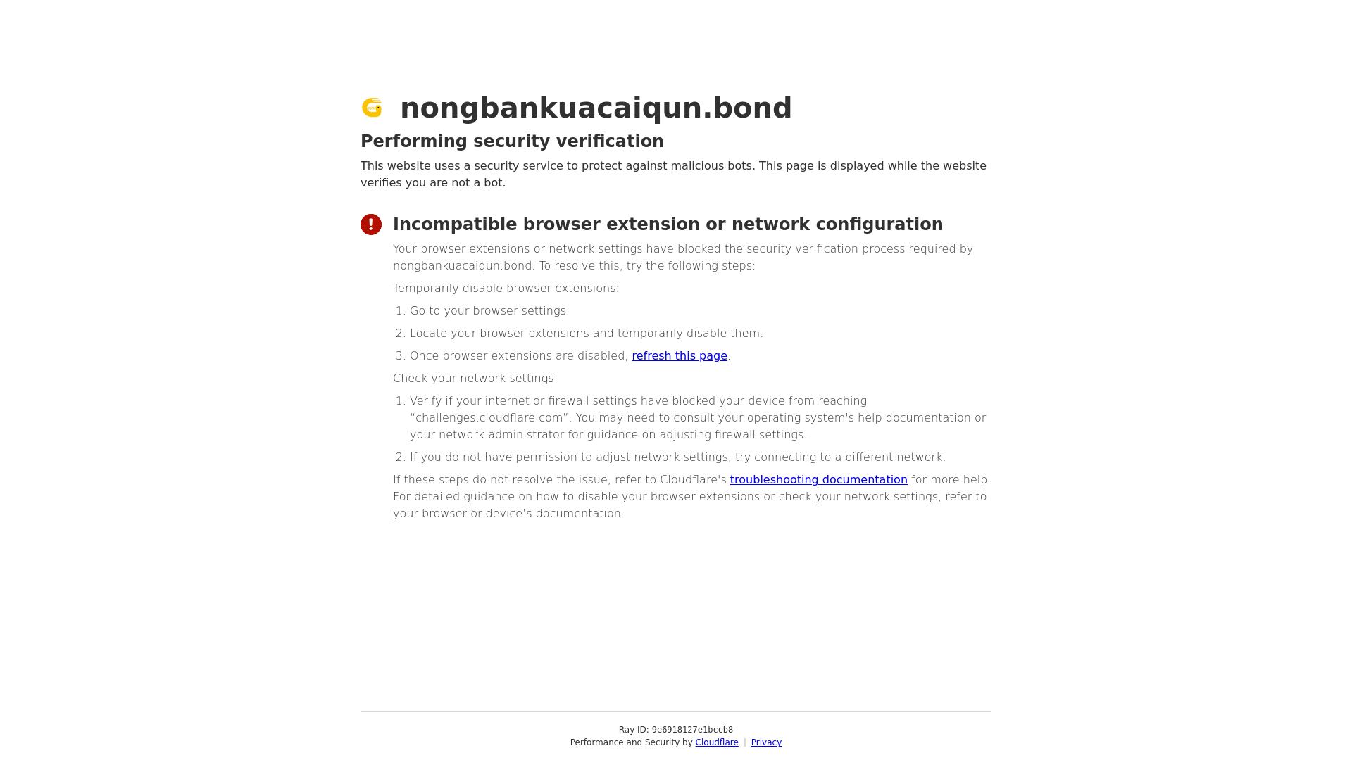 website screenshot of https://nongbankuacaiqun.bond/