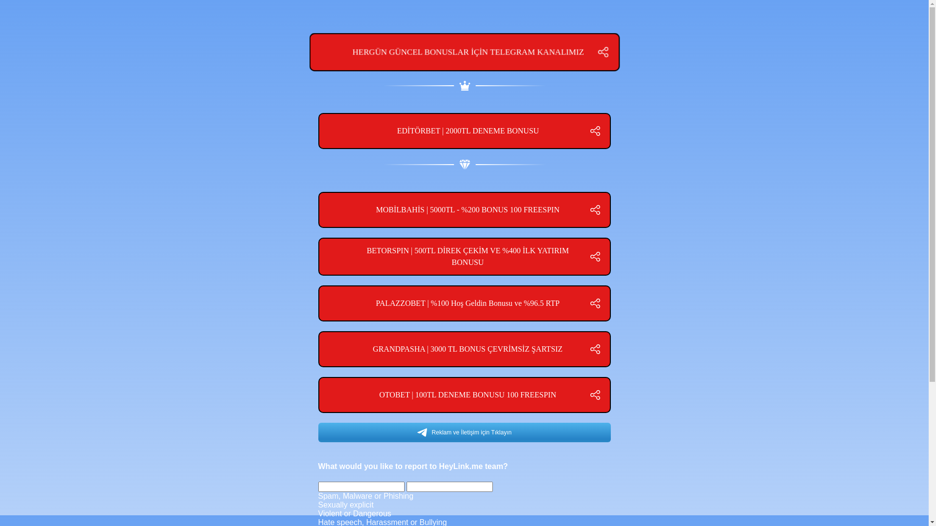 website screenshot of https://denemebonusumekrem.link/