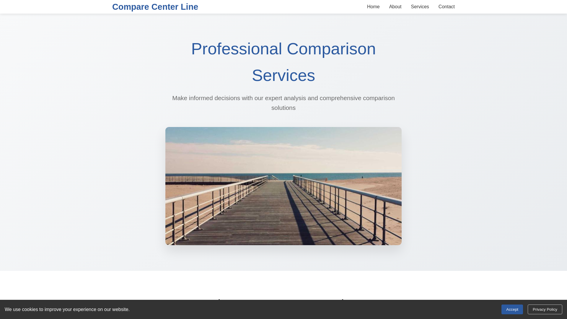 website screenshot of https://comparecenterline.click
