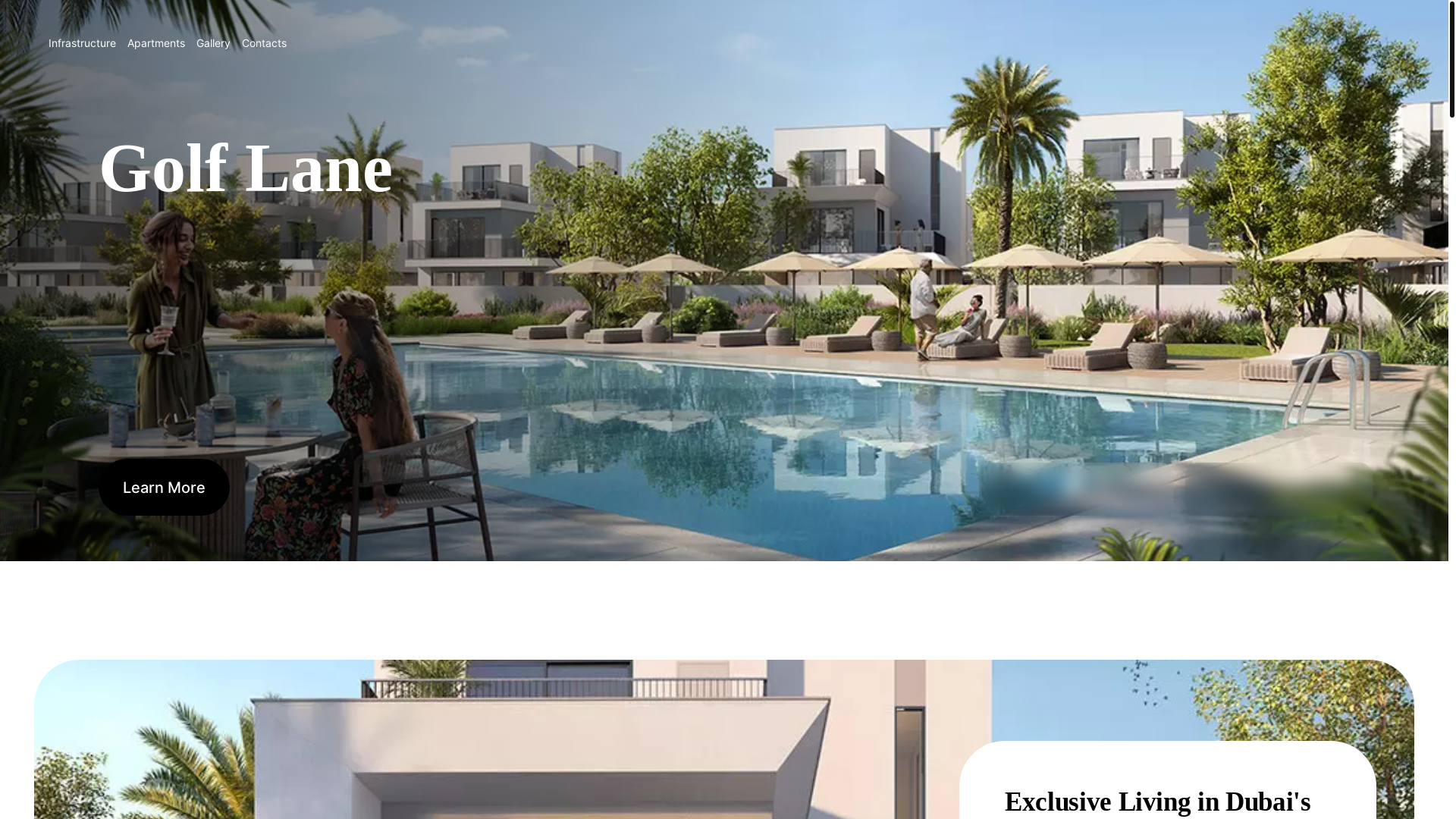 website screenshot of https://golf-lane.pages.dev/