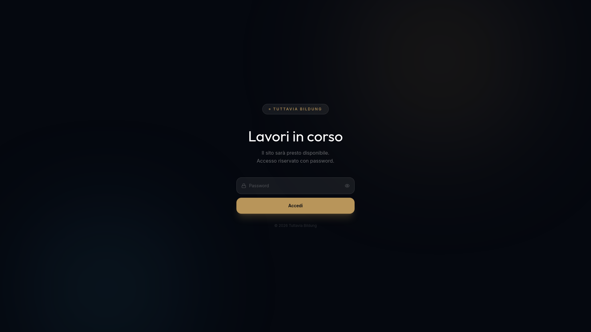 website screenshot of https://tuttavia-bildung.de