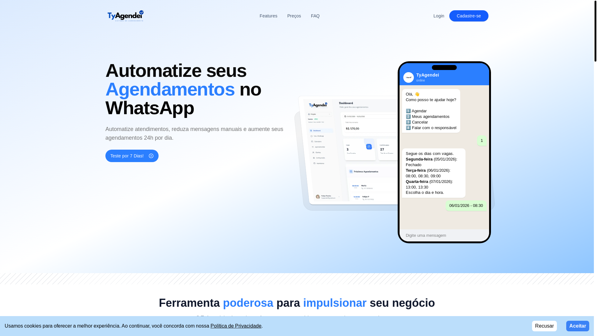 website screenshot of https://tyagendei.com/