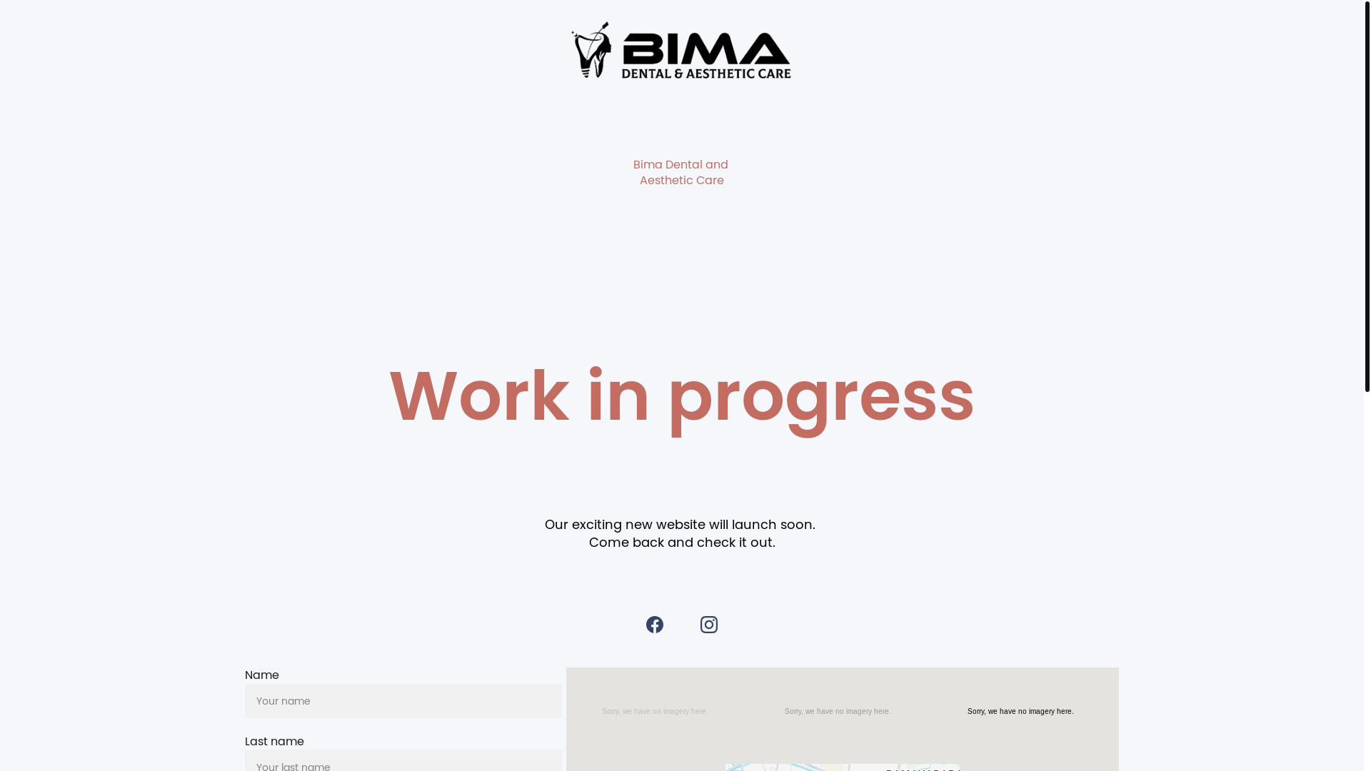website screenshot of https://bimadentals.in/