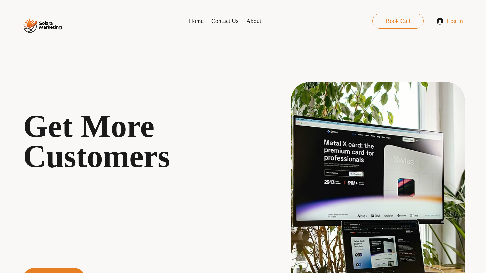 website screenshot of https://solaramarketing.org